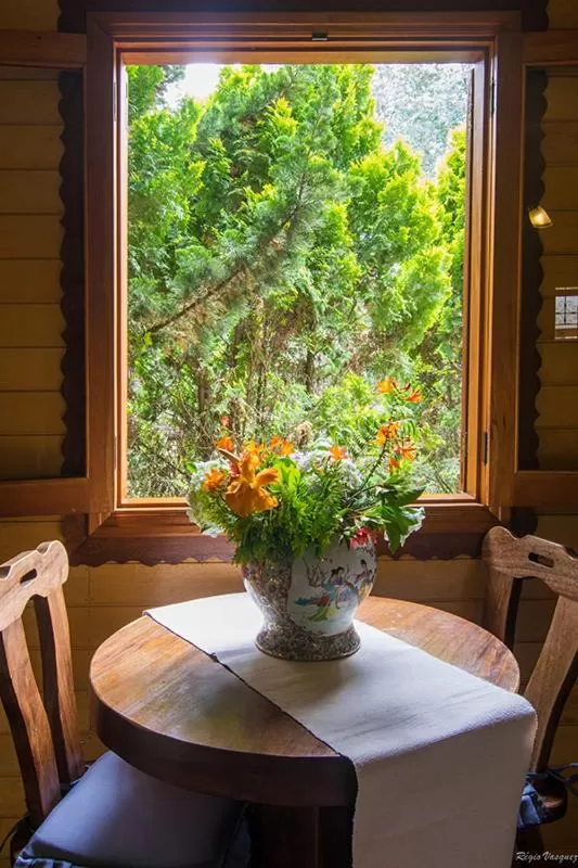 Garden view, Dining Area in Pousada Ricanto Amore Mio