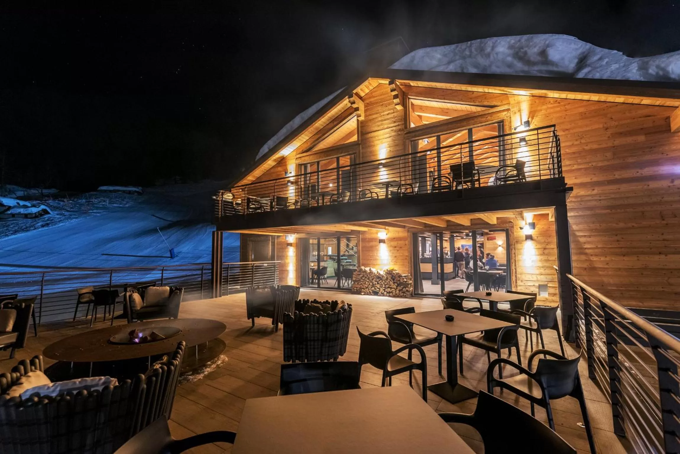 Restaurant/places to eat in Le Massif Hotel & Lodge Courmayeur The Leading Hotels of the World