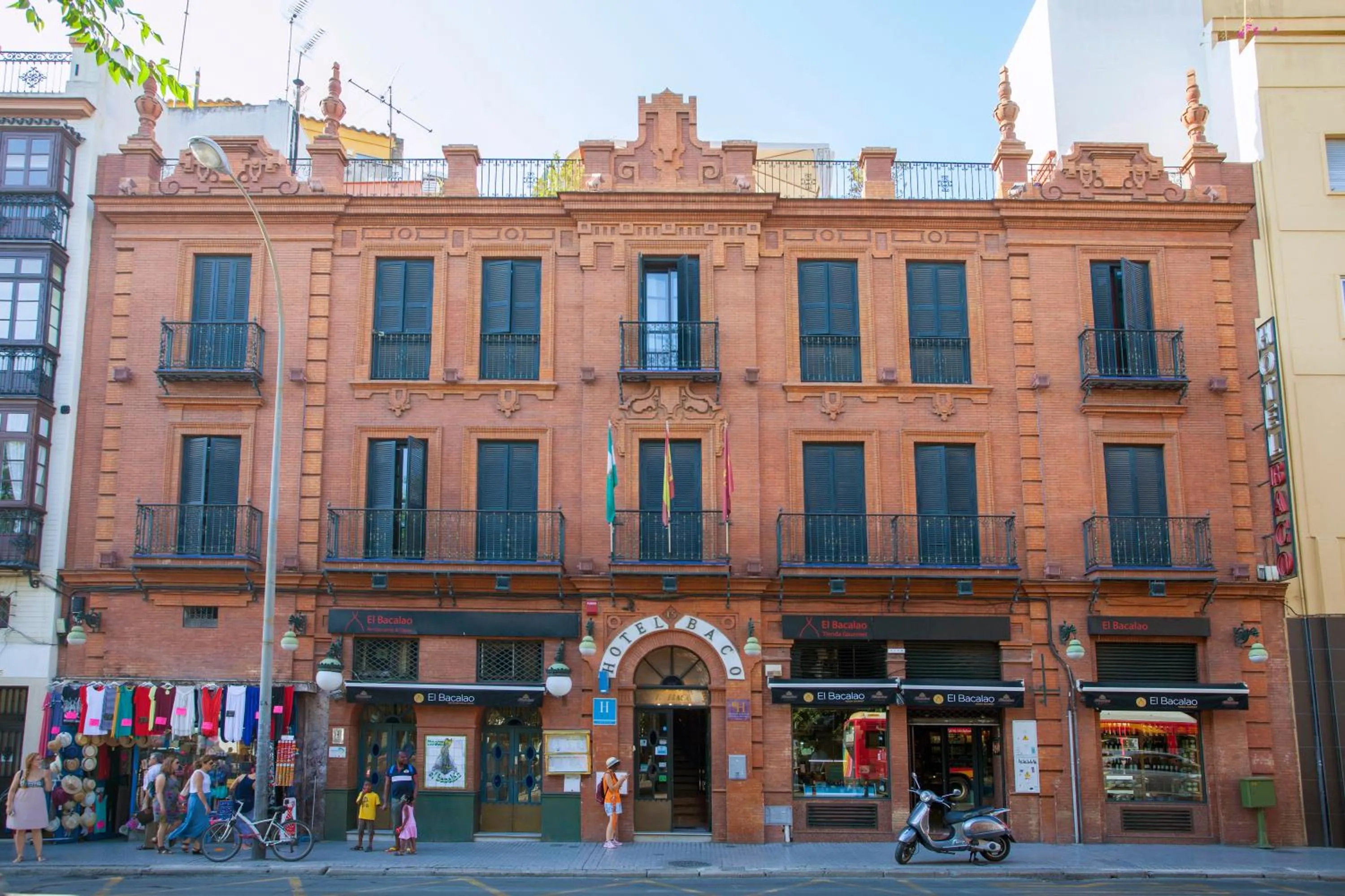 Facade/entrance in Hotel Baco