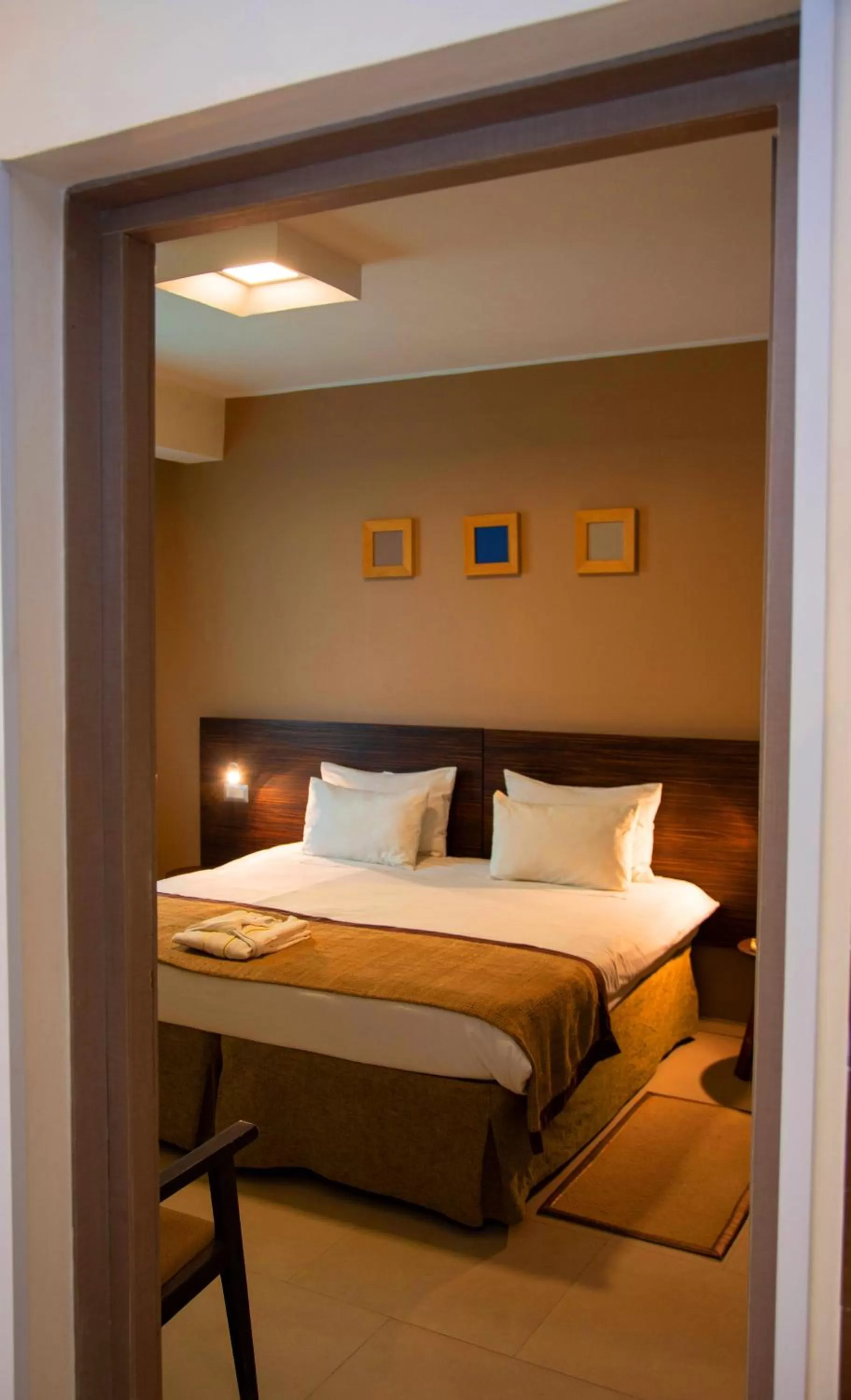 Bed in Hotel La Villette