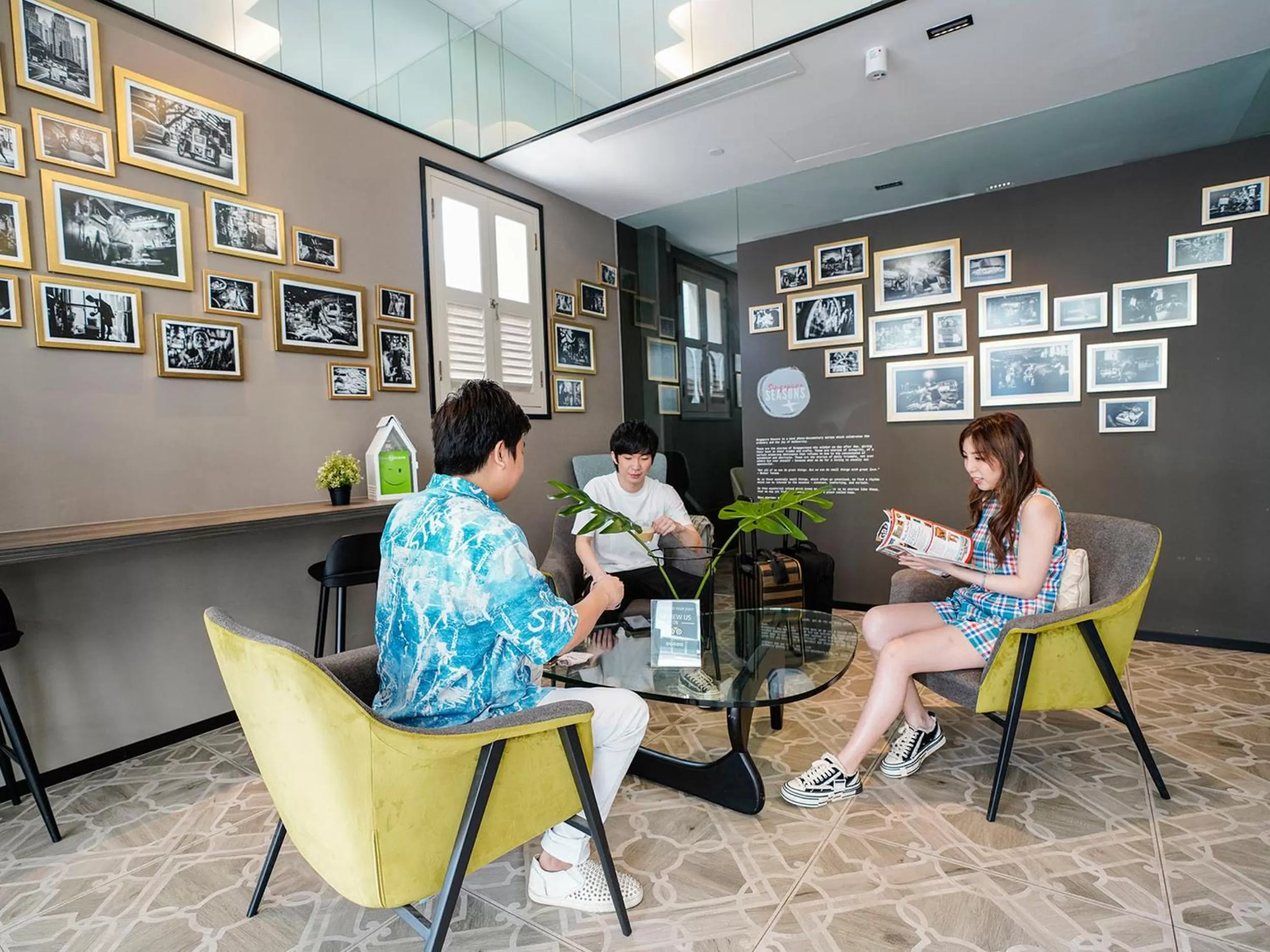 Seating area in ST Signature Jalan Besar