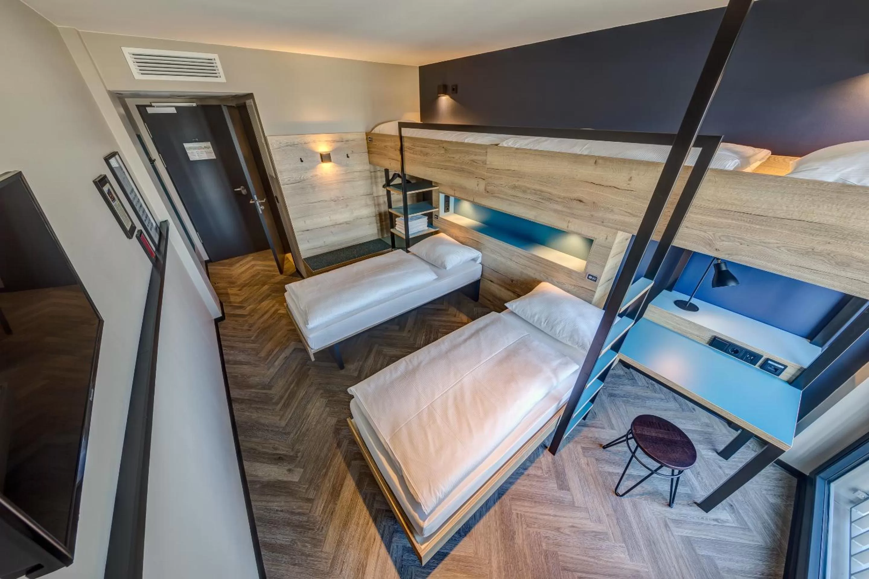 Other, Bed in Schulz Hotel Berlin Wall at the East Side Gallery