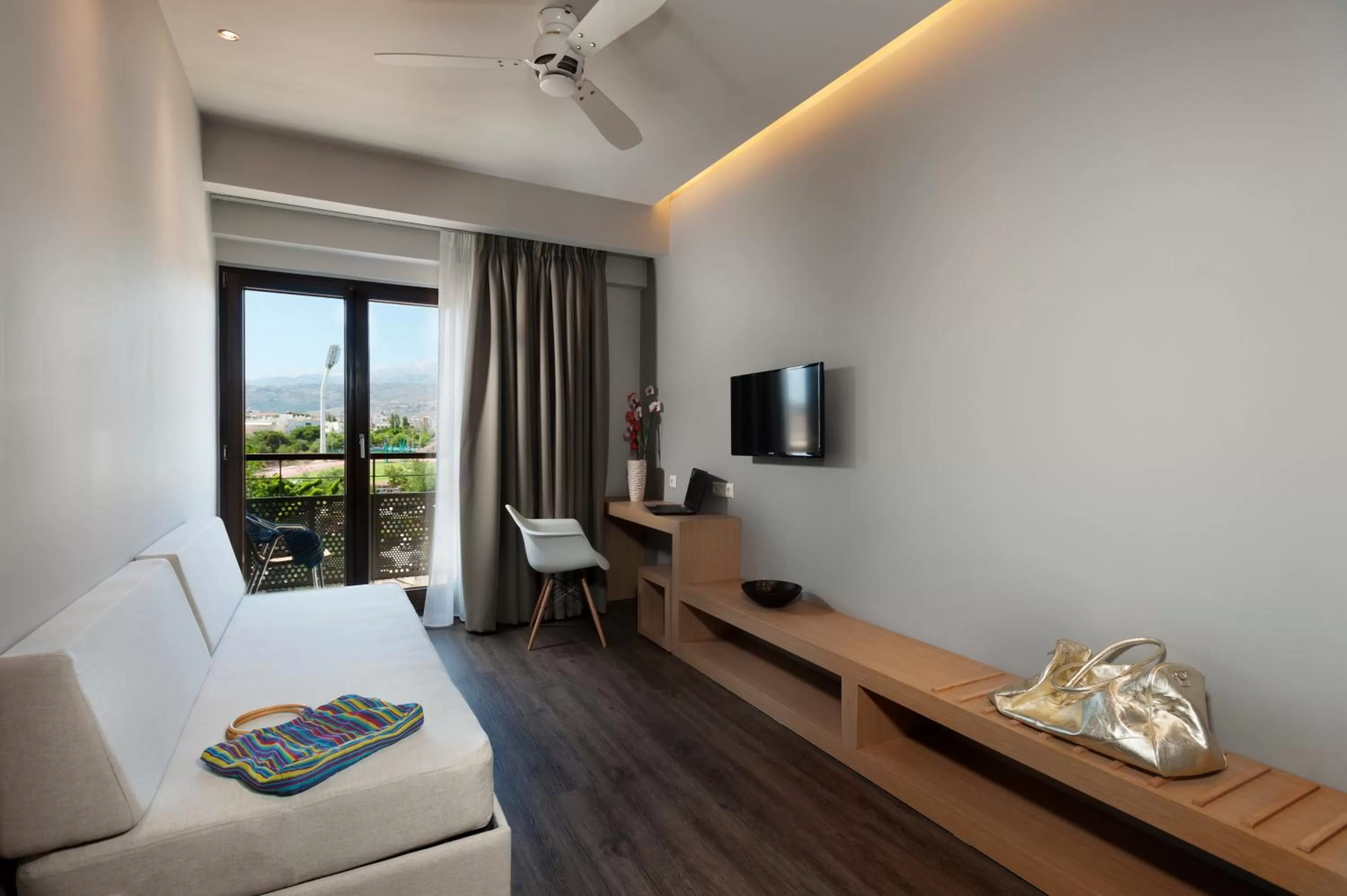 Seating area in Kriti Hotel