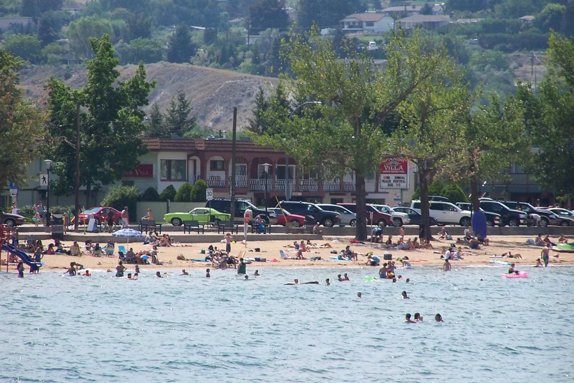 People in Spanish Villa Resort