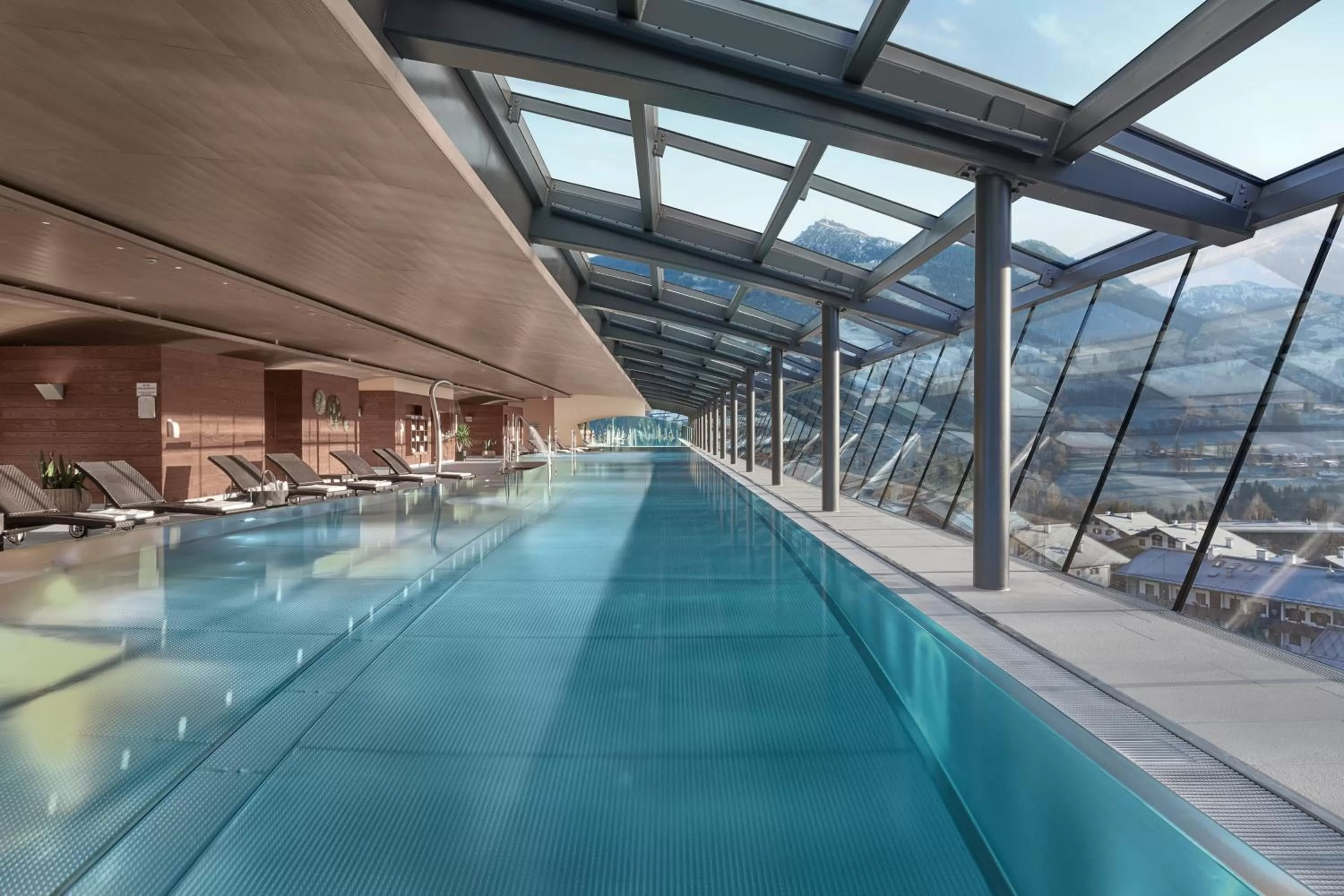 Swimming pool in Lebenberg Schlosshotel-Kitzbühel