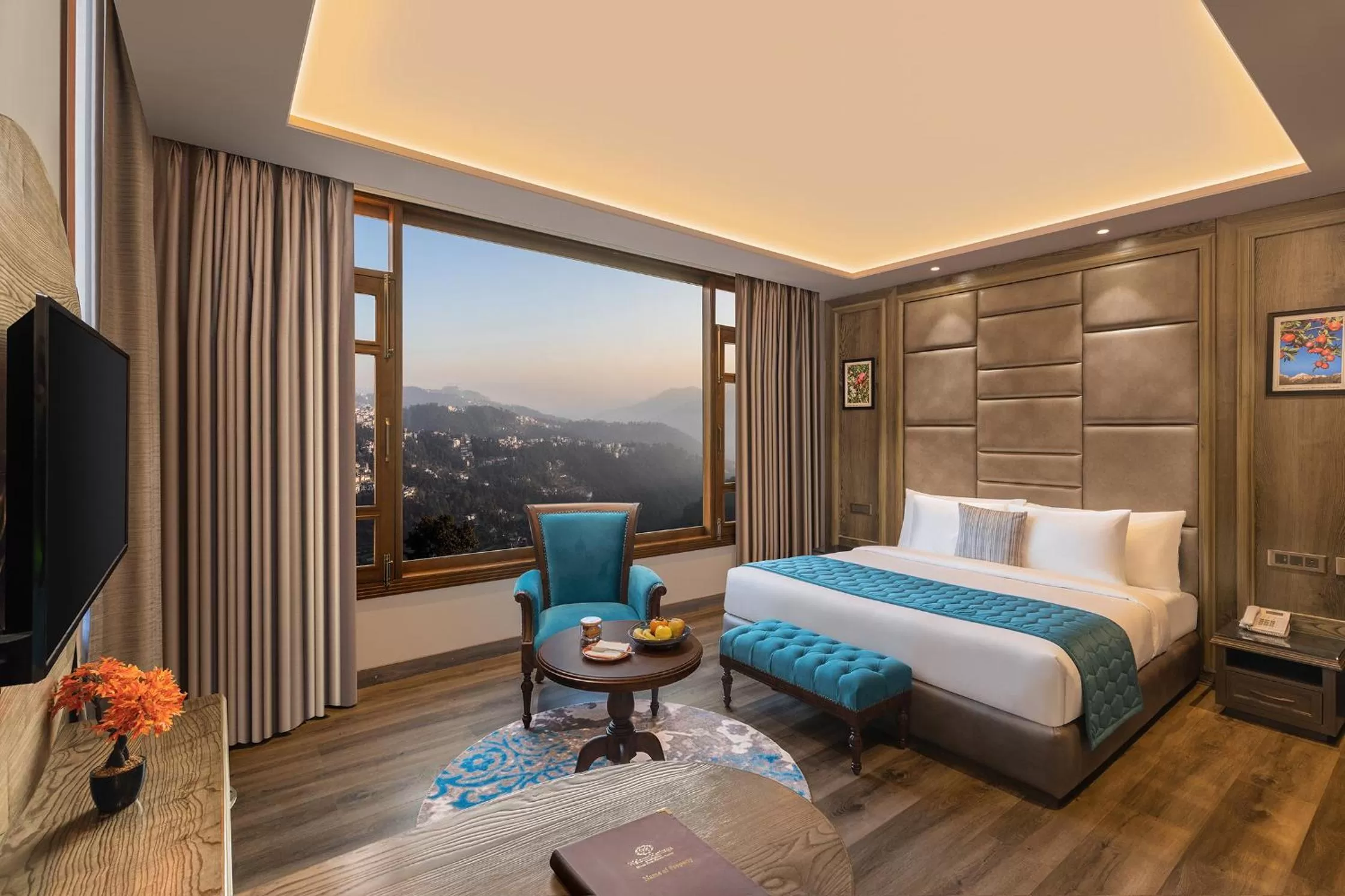 Photo of the whole room, Bed in WelcomHeritage Elysium Resort & Spa