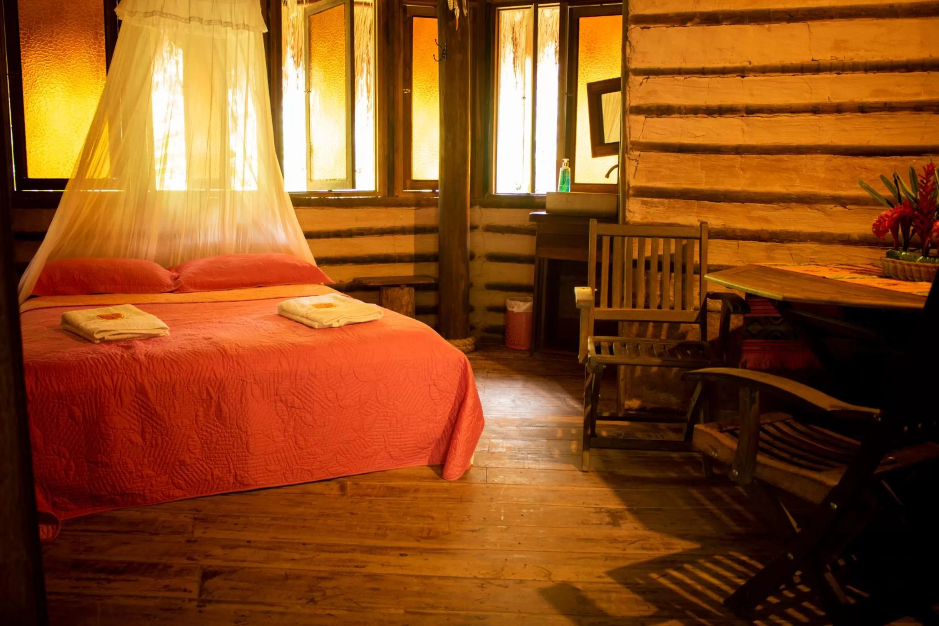 Bed in Ecolodge Cosmogénesis