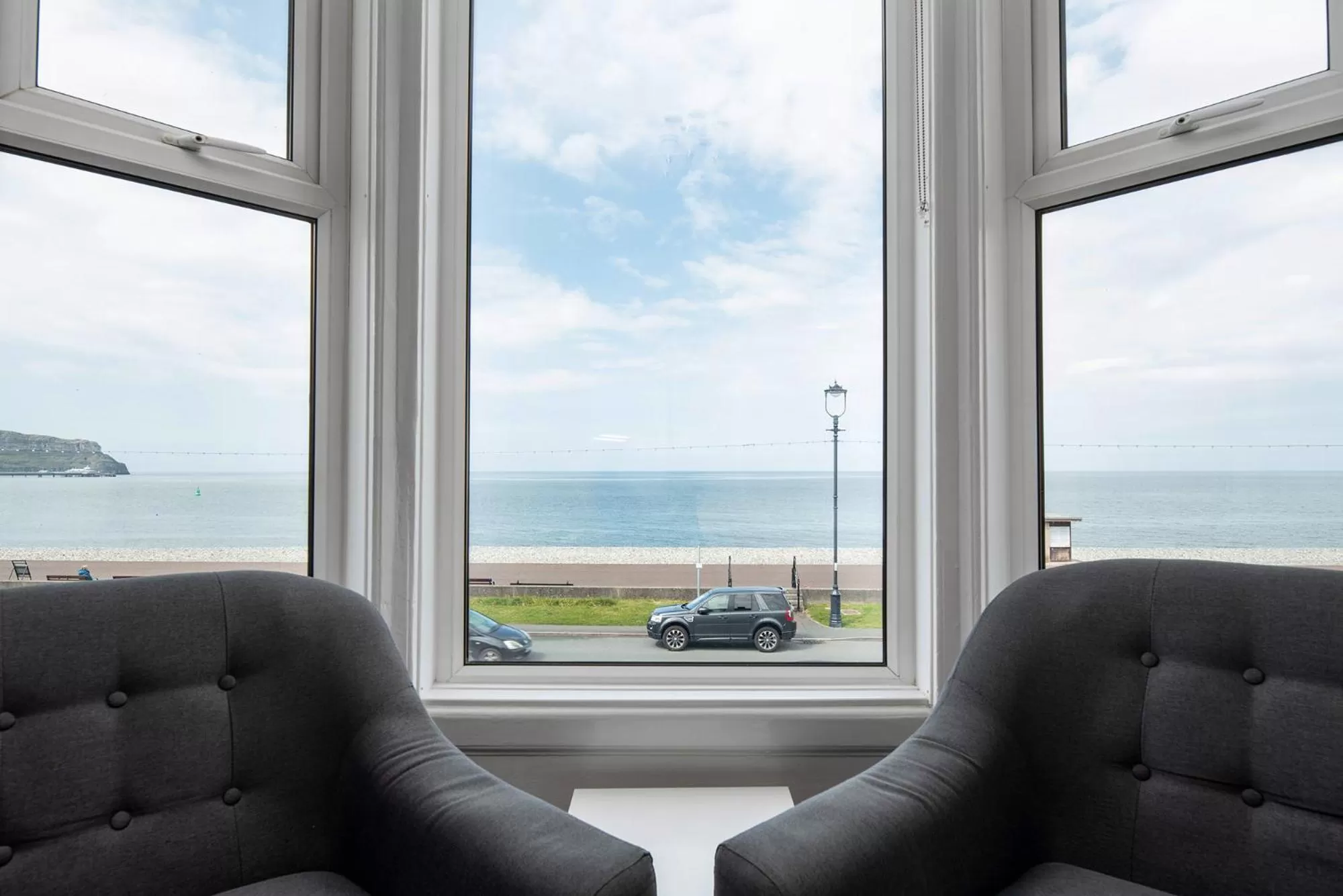 Sea view in Pebble House