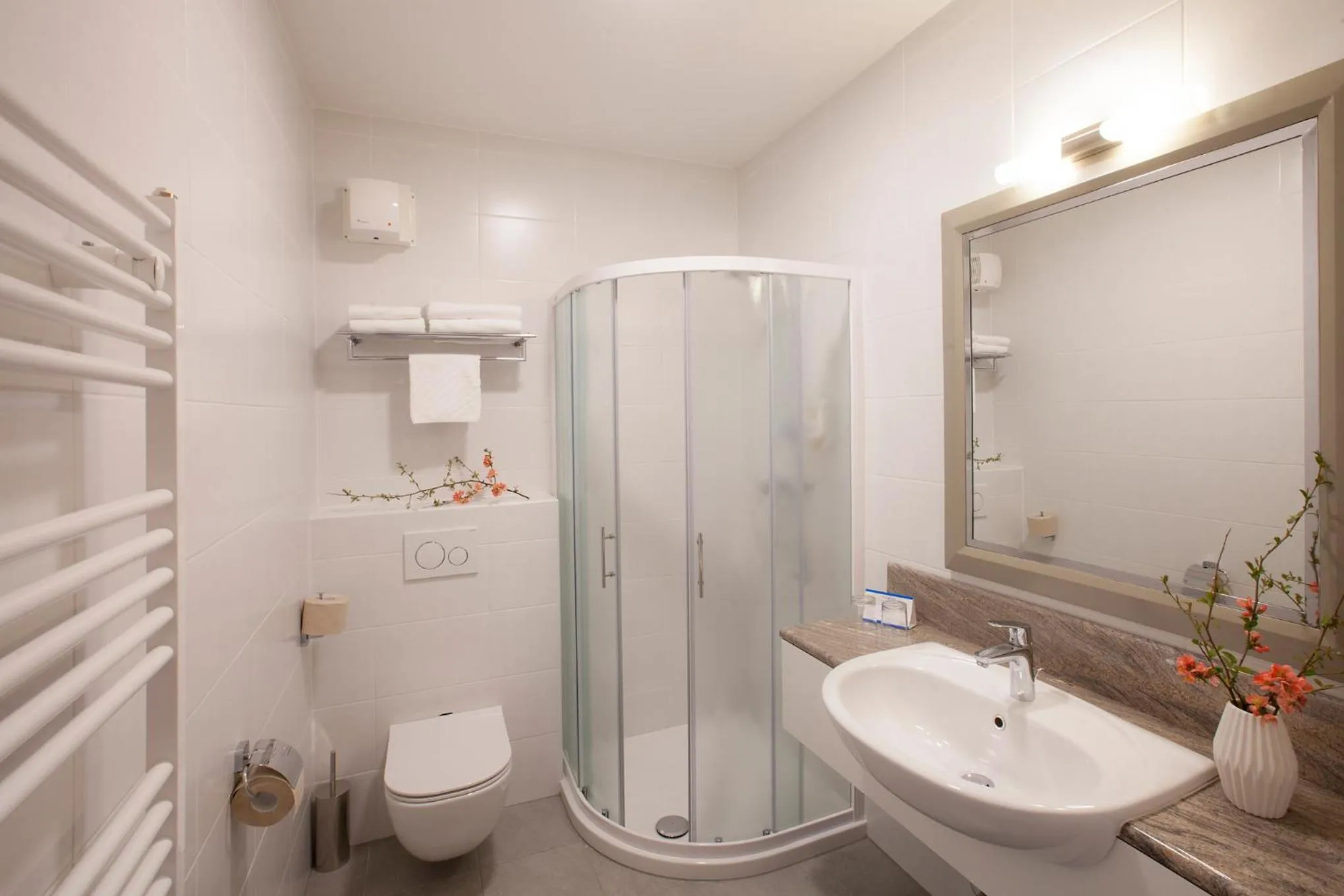 Shower in Hotel Jezero