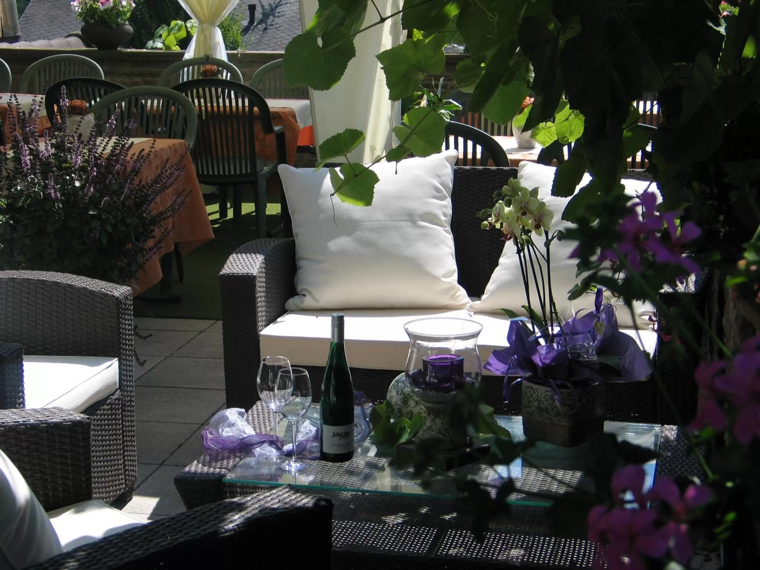 Balcony/Terrace in Restaurant Landgasthof Zum Wiesengrund