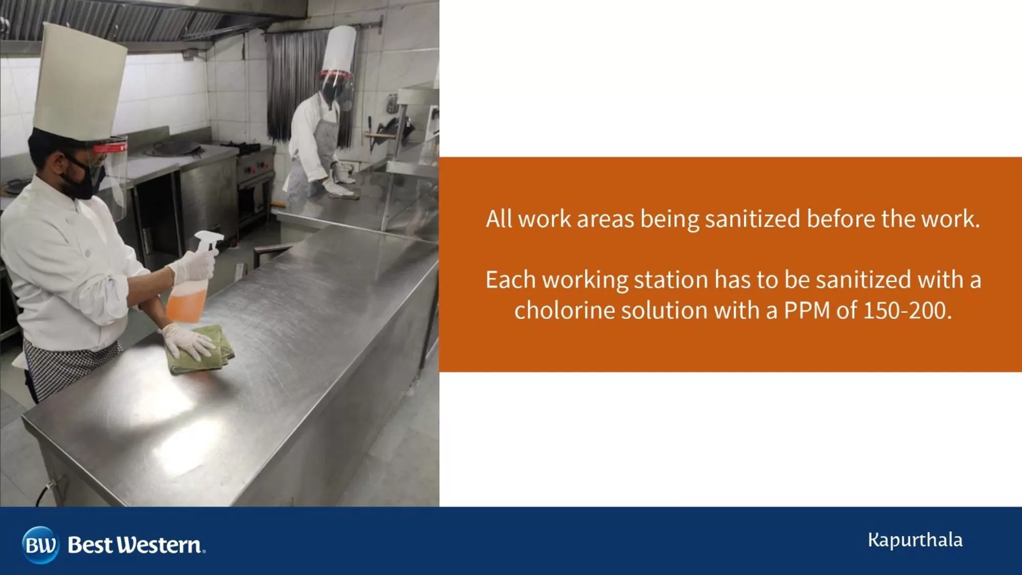 Logo/Certificate/Sign in Best Western Kapurthala