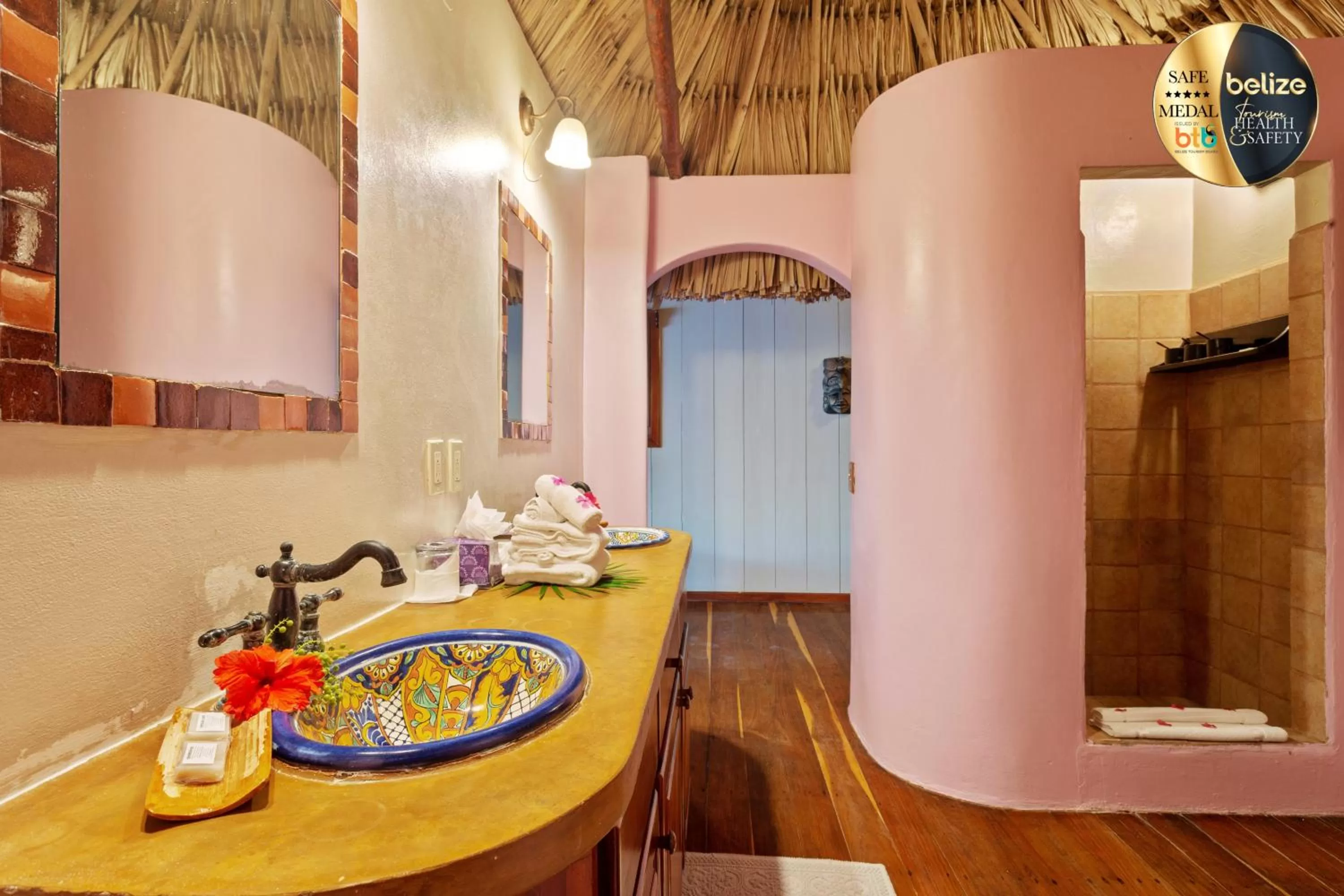 Bathroom in Portofino Beach Resort-An Authentic Island Escape!