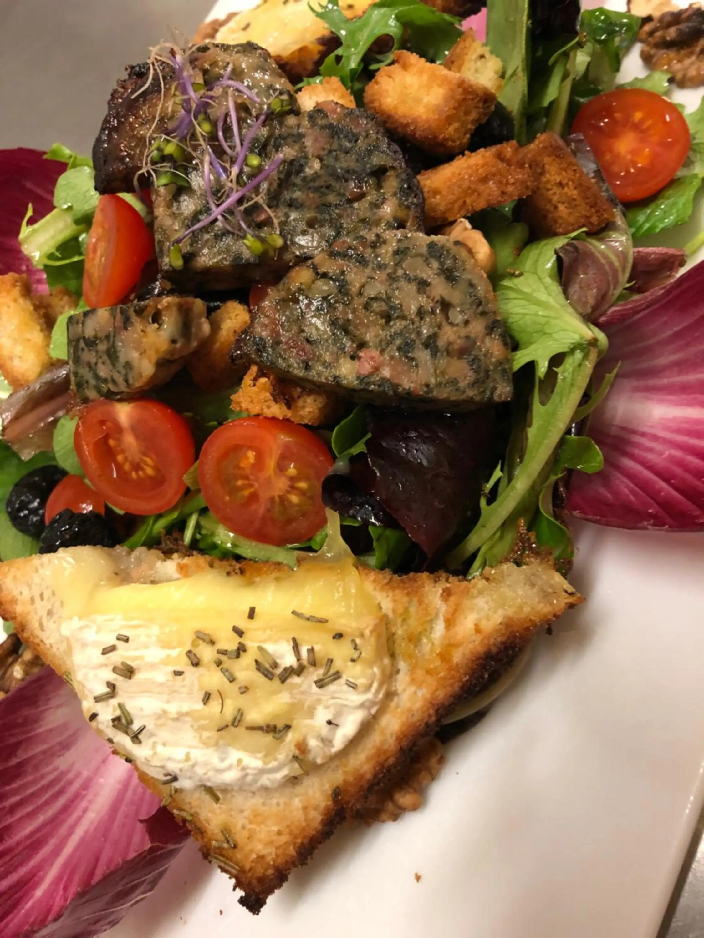 Food close-up in Logis Hôtel l'Abricotine