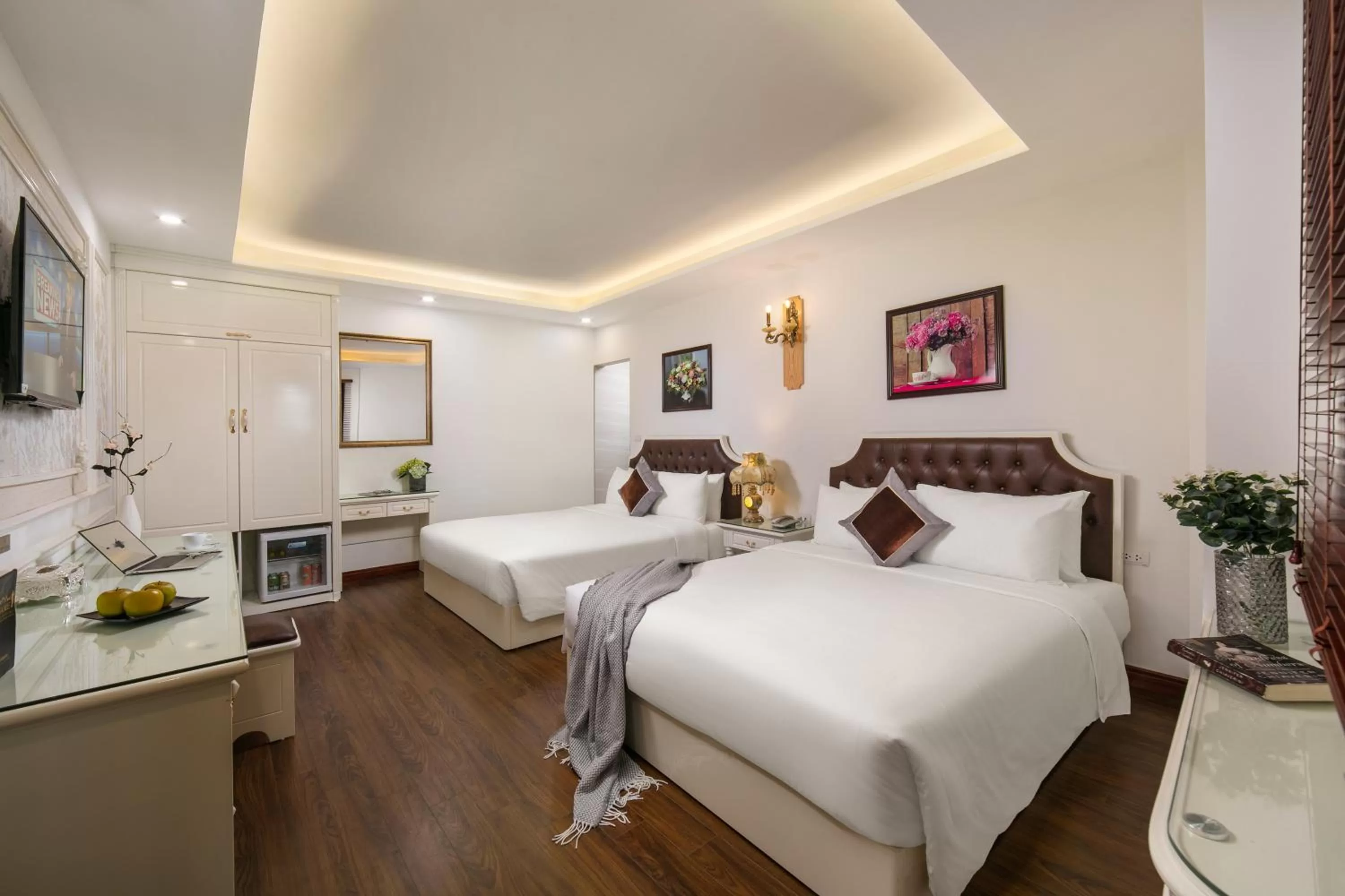 Bed in TrangTrang Boutique Hotel
