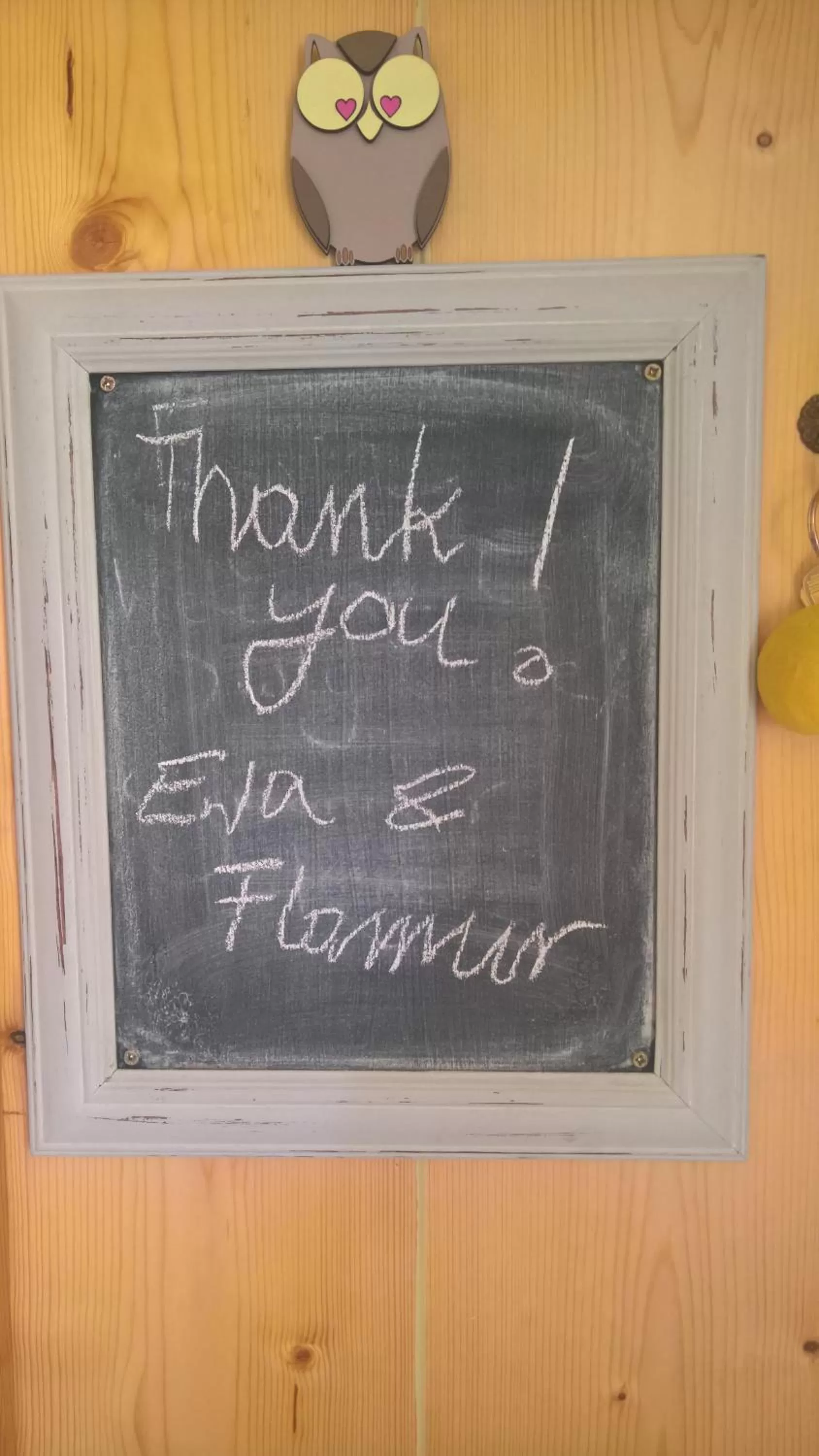 Decorative detail in Owly 'Ouse