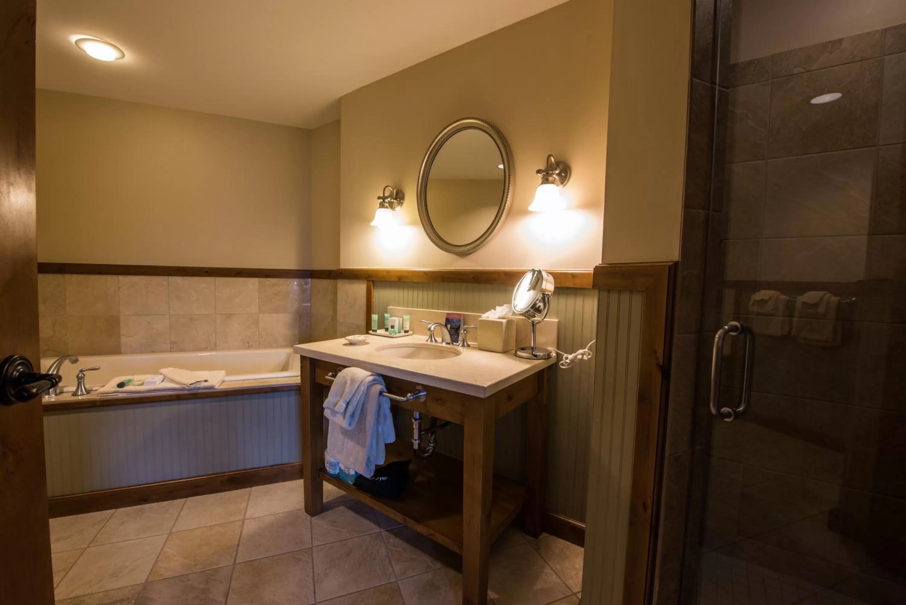 Bed in The Lodge at Mountaineer Square