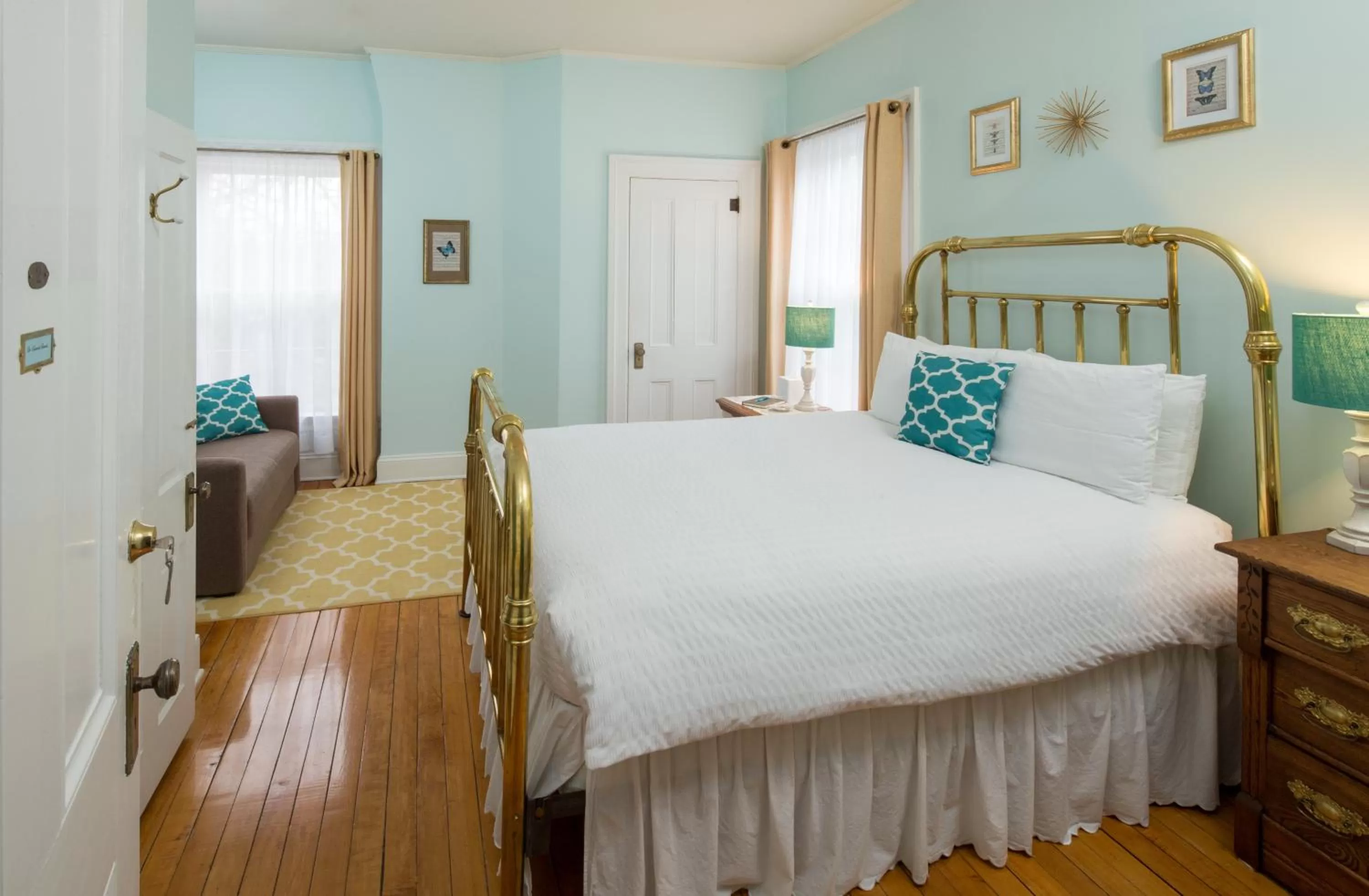 Bed in Aldrich Guest House