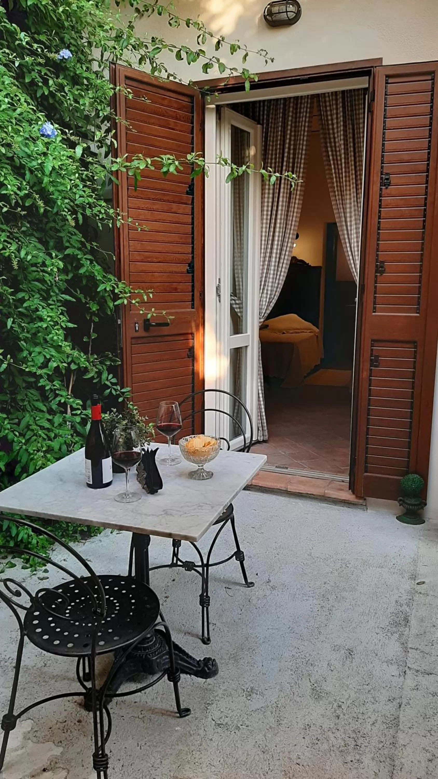 Patio in B&B del Giglio