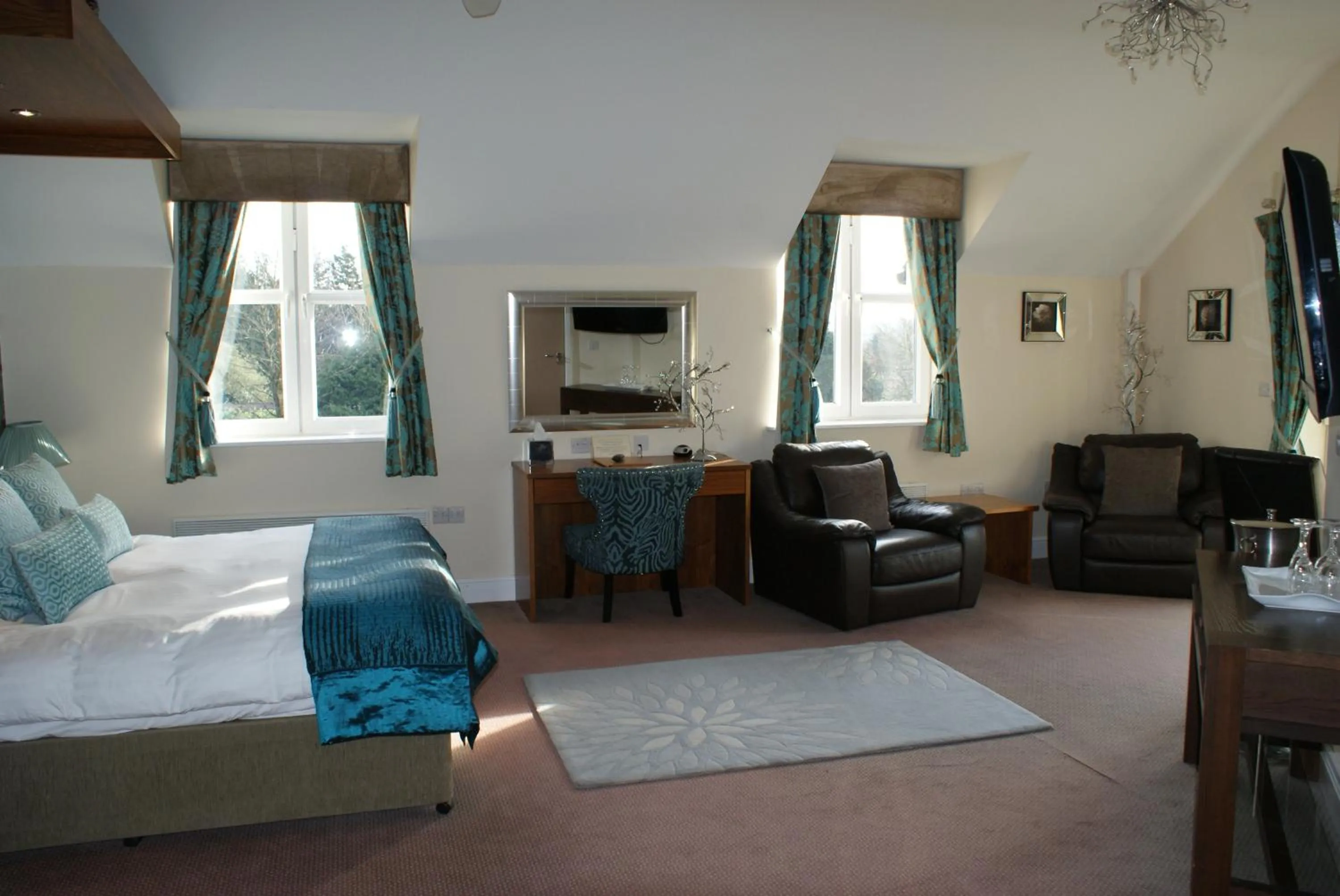 Decorative detail, Bed in The Old Barn Inn