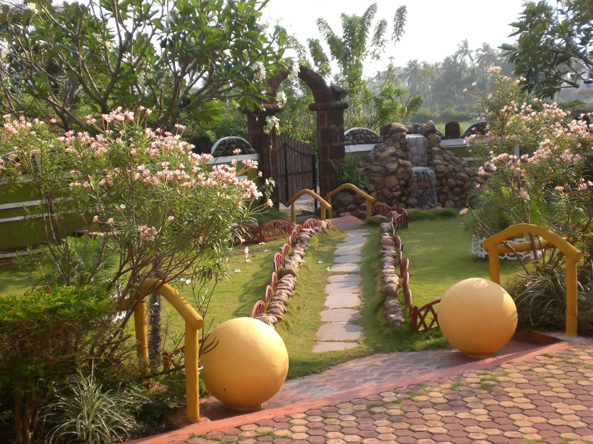 Garden in A's Holiday Beach Resort