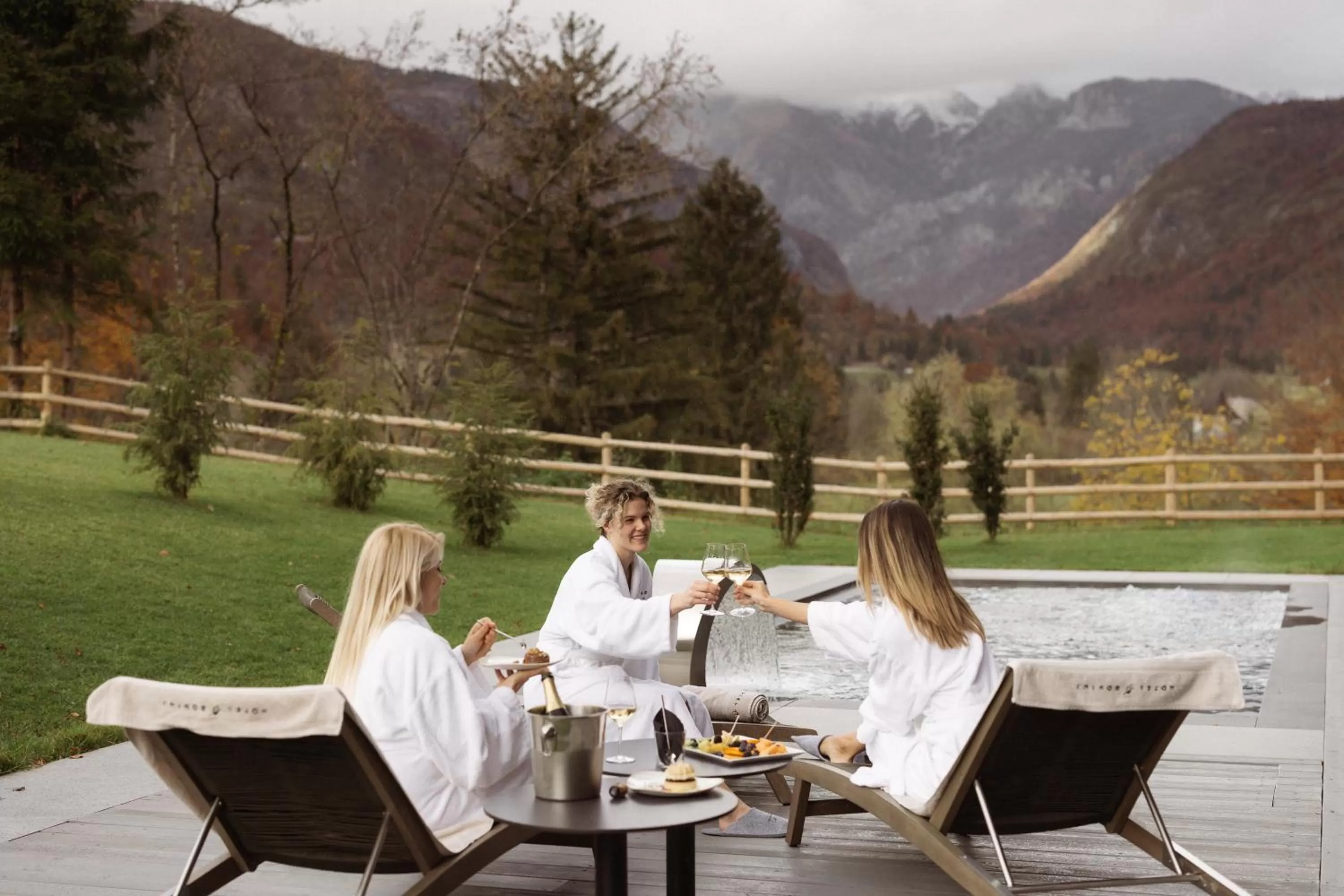 Swimming pool in Hotel Bohinj