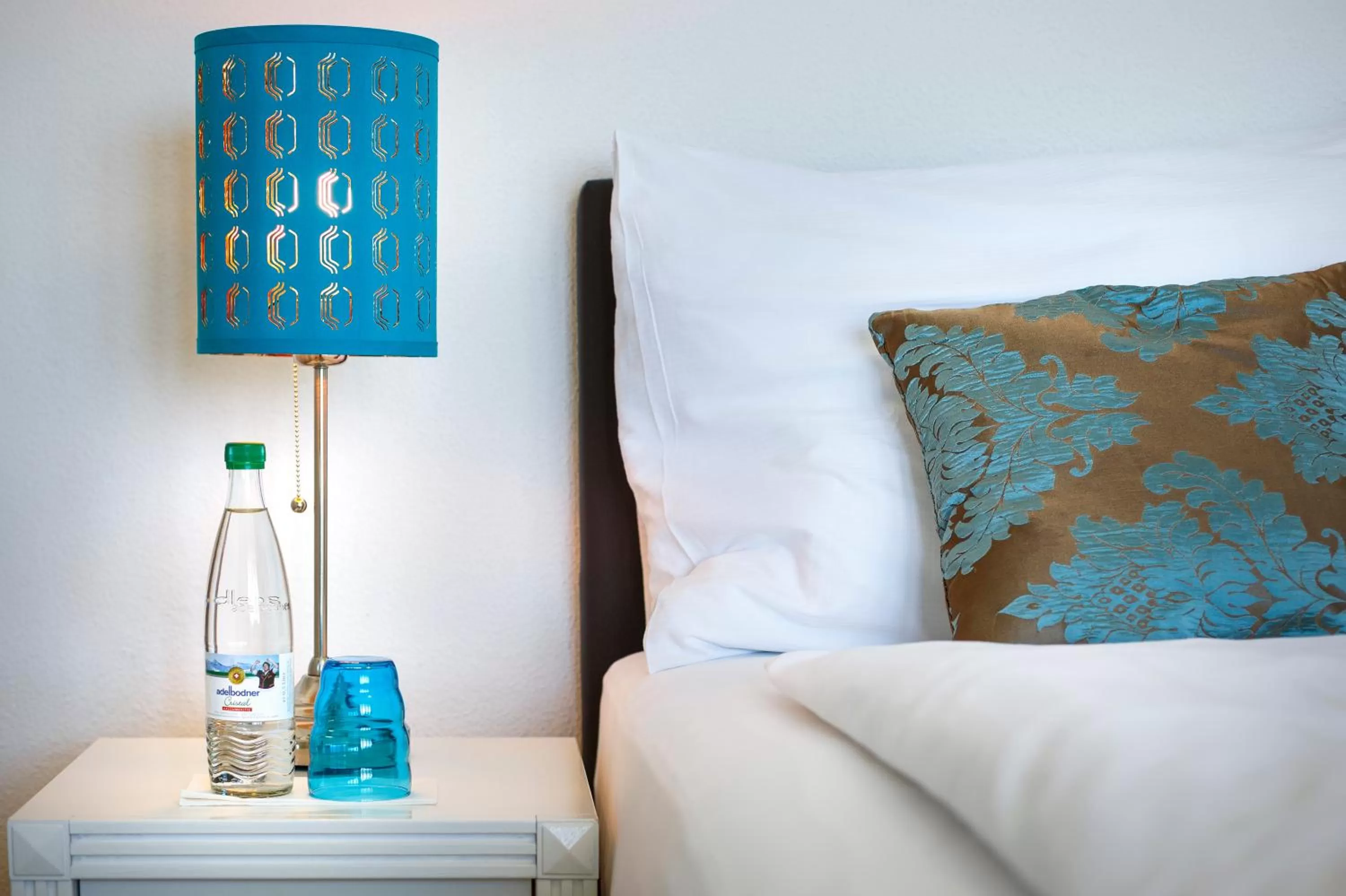 Decorative detail, Bed in Hotel Sonnenberg