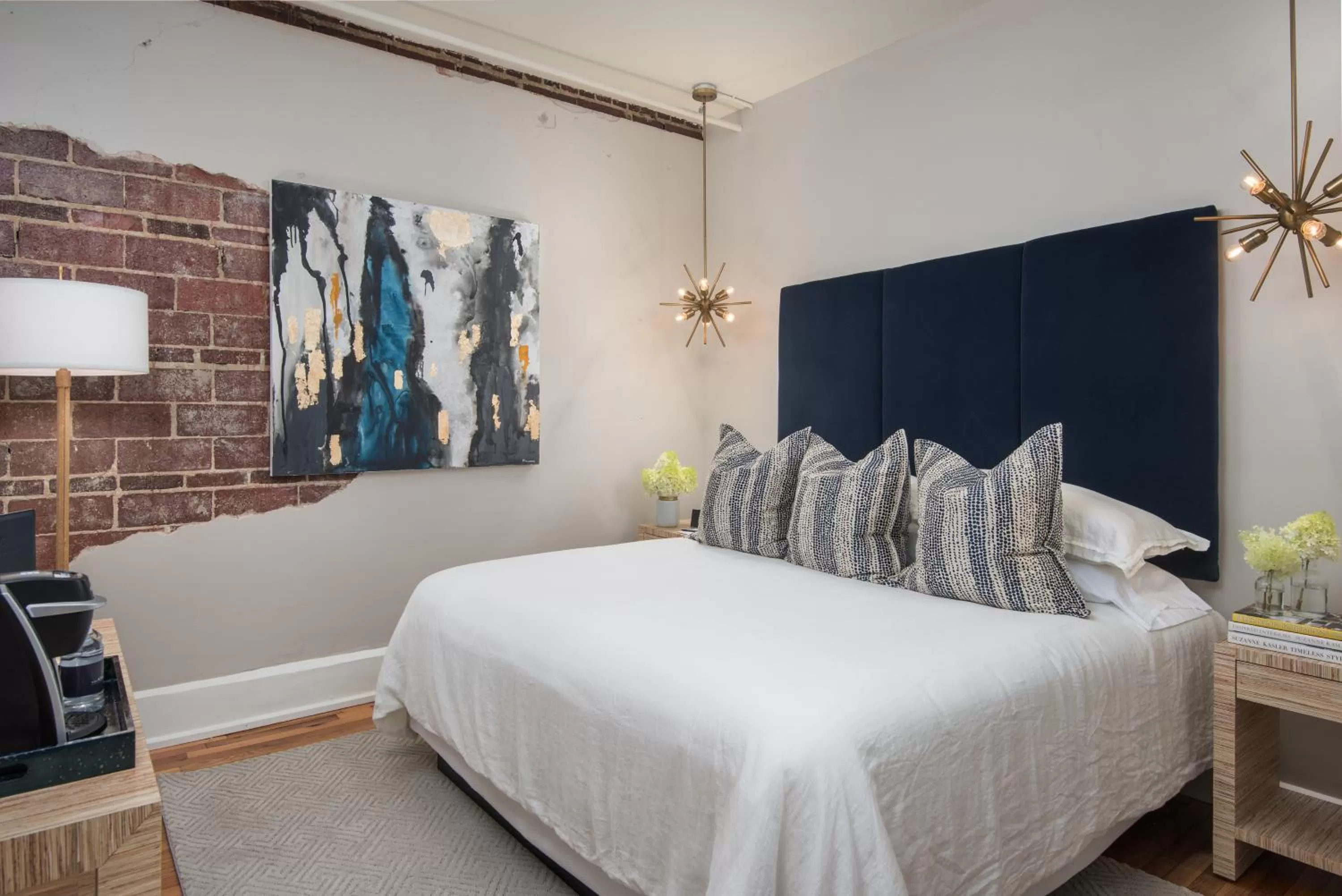 Bed in The Stricklin Hotel- Florence