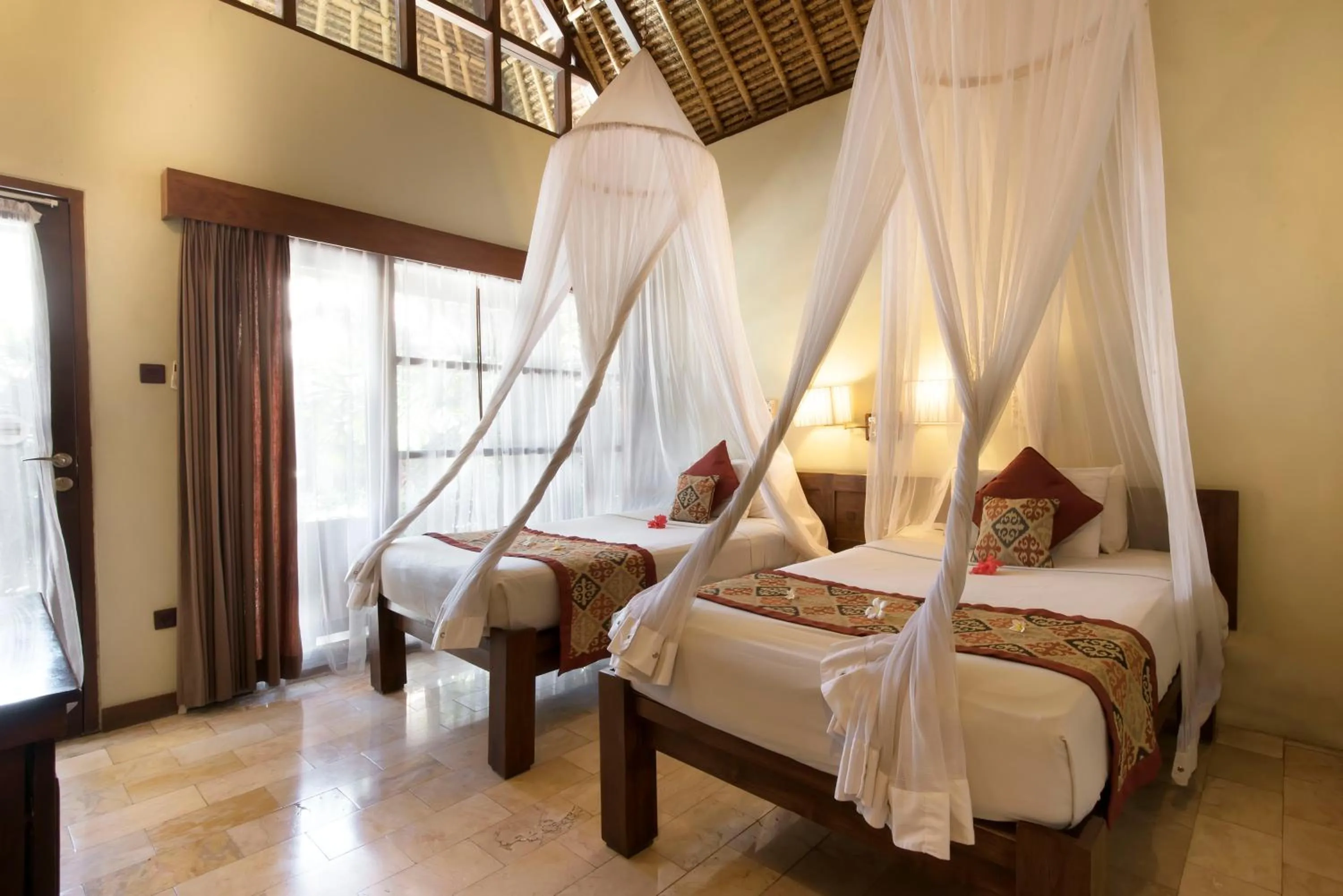 Bedroom, Bed in Villa Puri Ayu