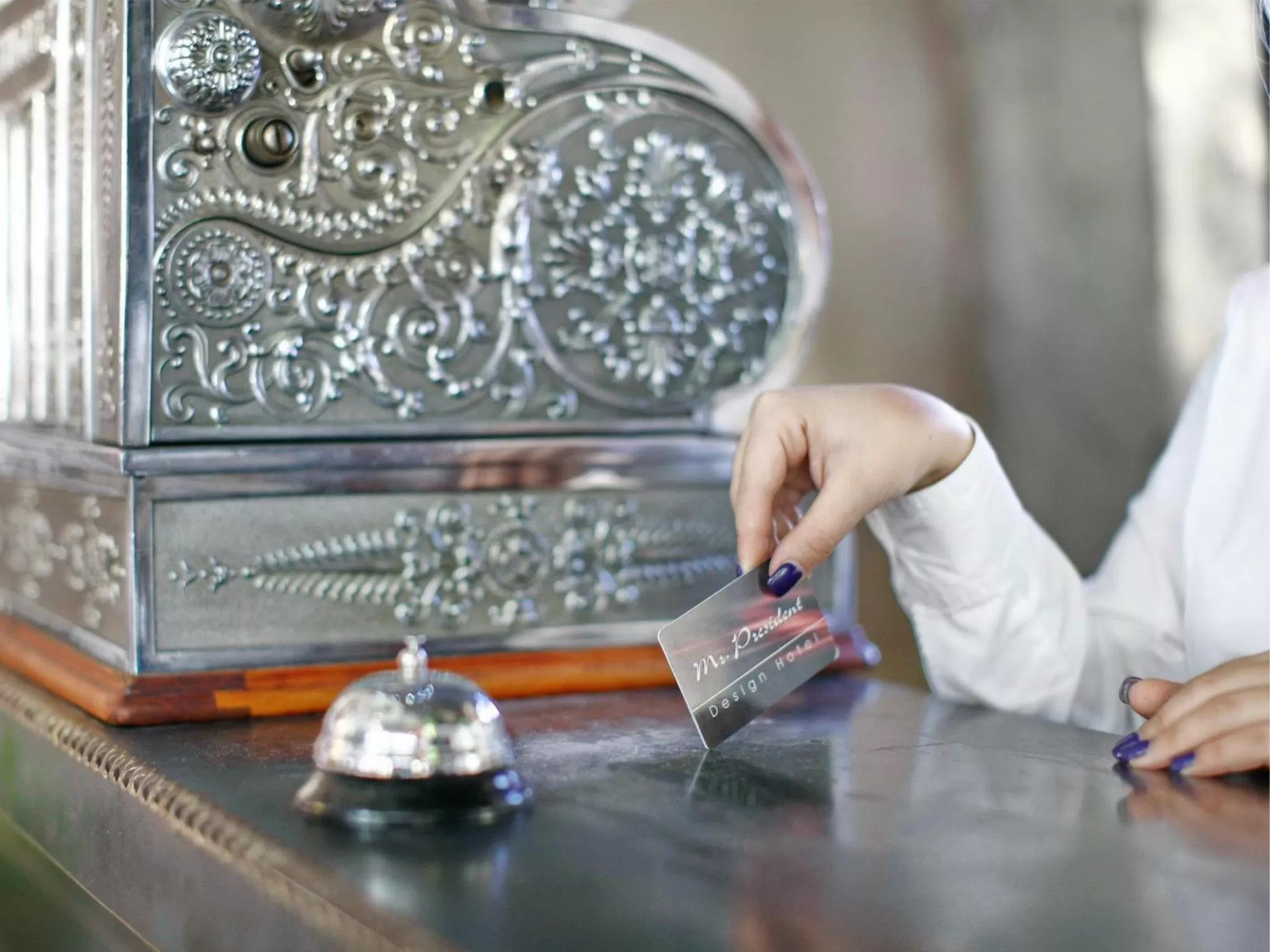 People in Design Hotel Mr President