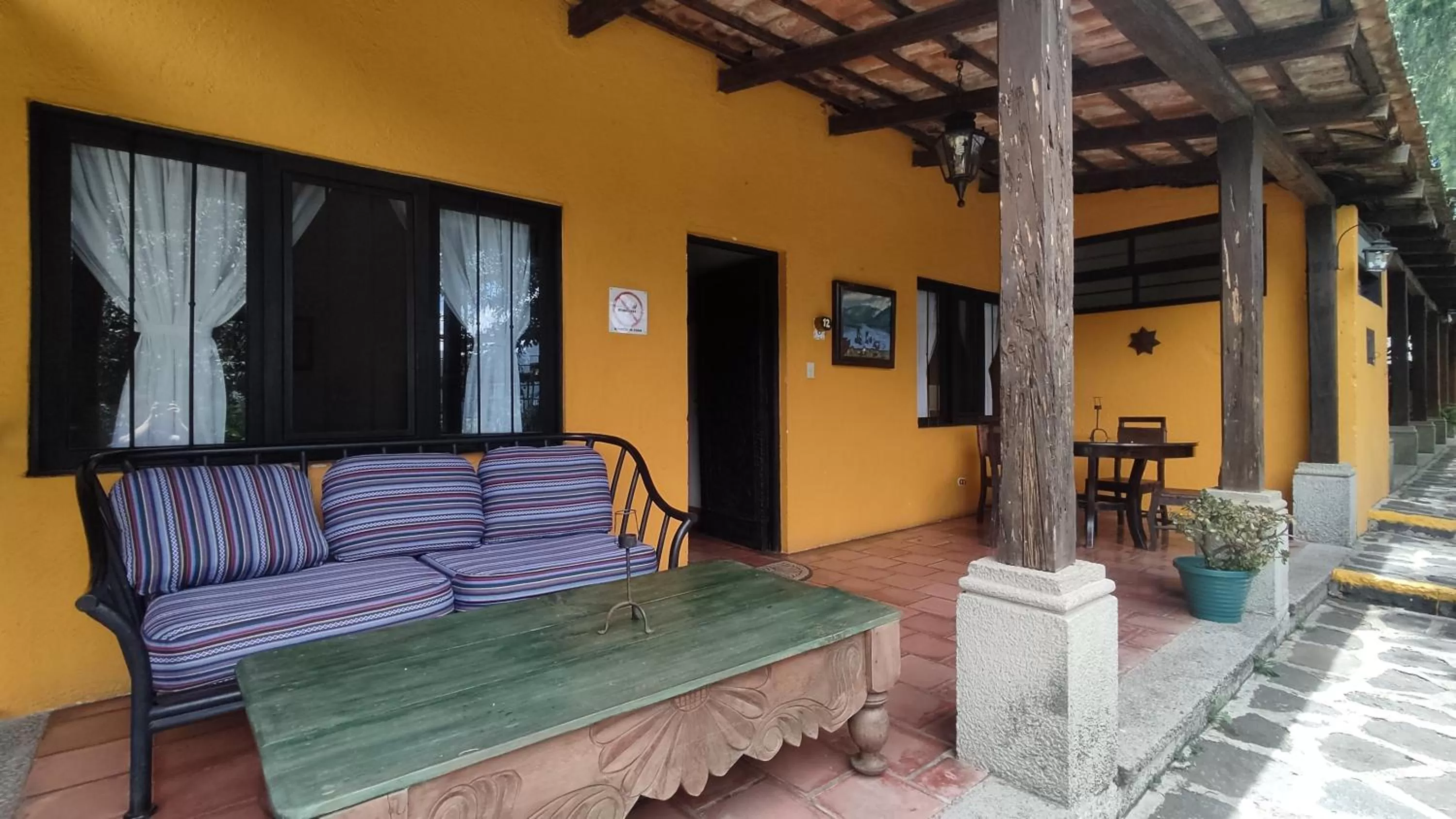 Patio in Hotel Toliman