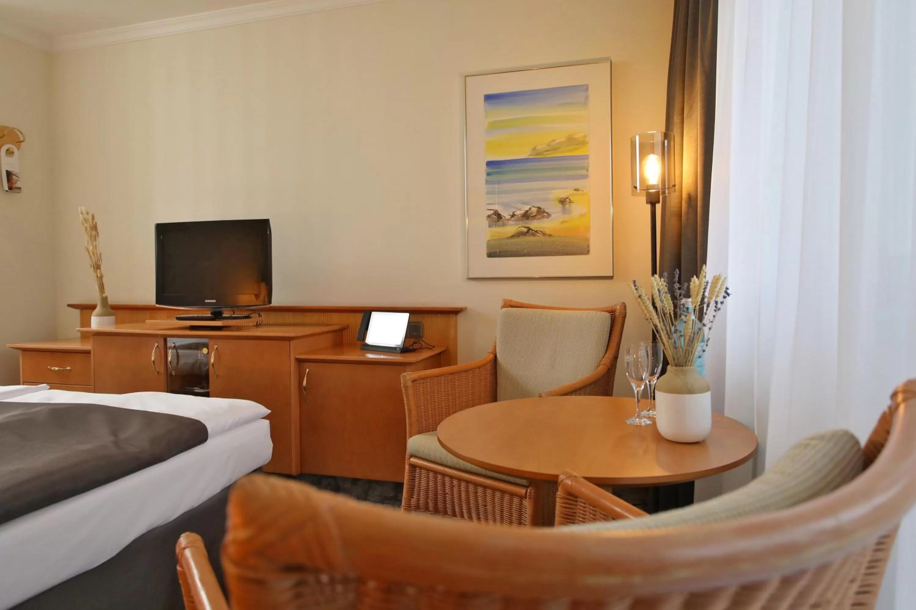 Bedroom, Bed in Hotel Bernstein Prerow