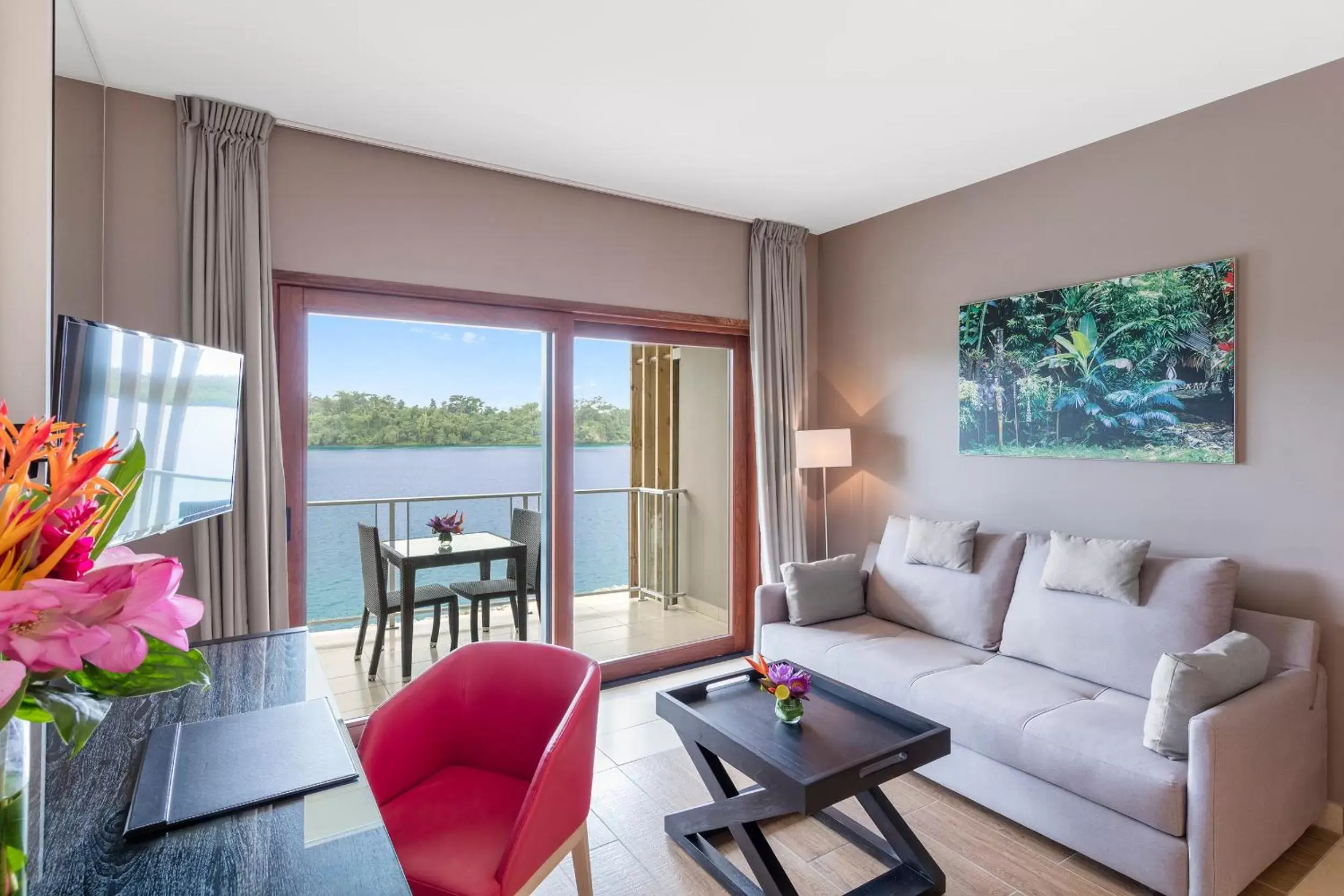 Suite with One King Bed - Lagoon View - Mobility Accessible - Non-Smoking in Ramada Resort by Wyndham Port Vila Suite with One King Bed - Lagoon View - Mobility Accessible - Non-Smoking in Ramada Resort by Wyndham Port Vila
