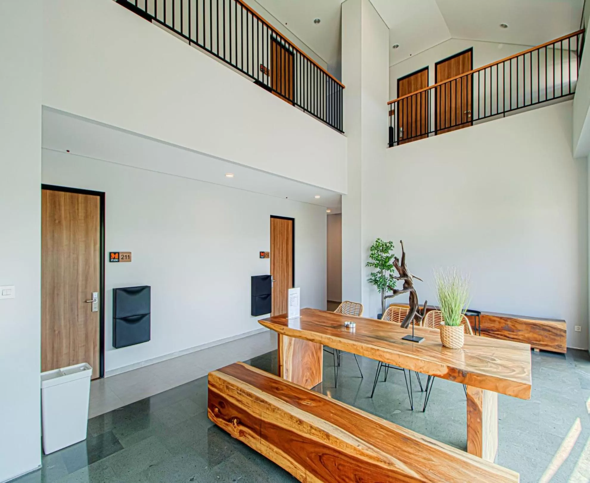 Communal lounge/ TV room in M Studio Karawaci