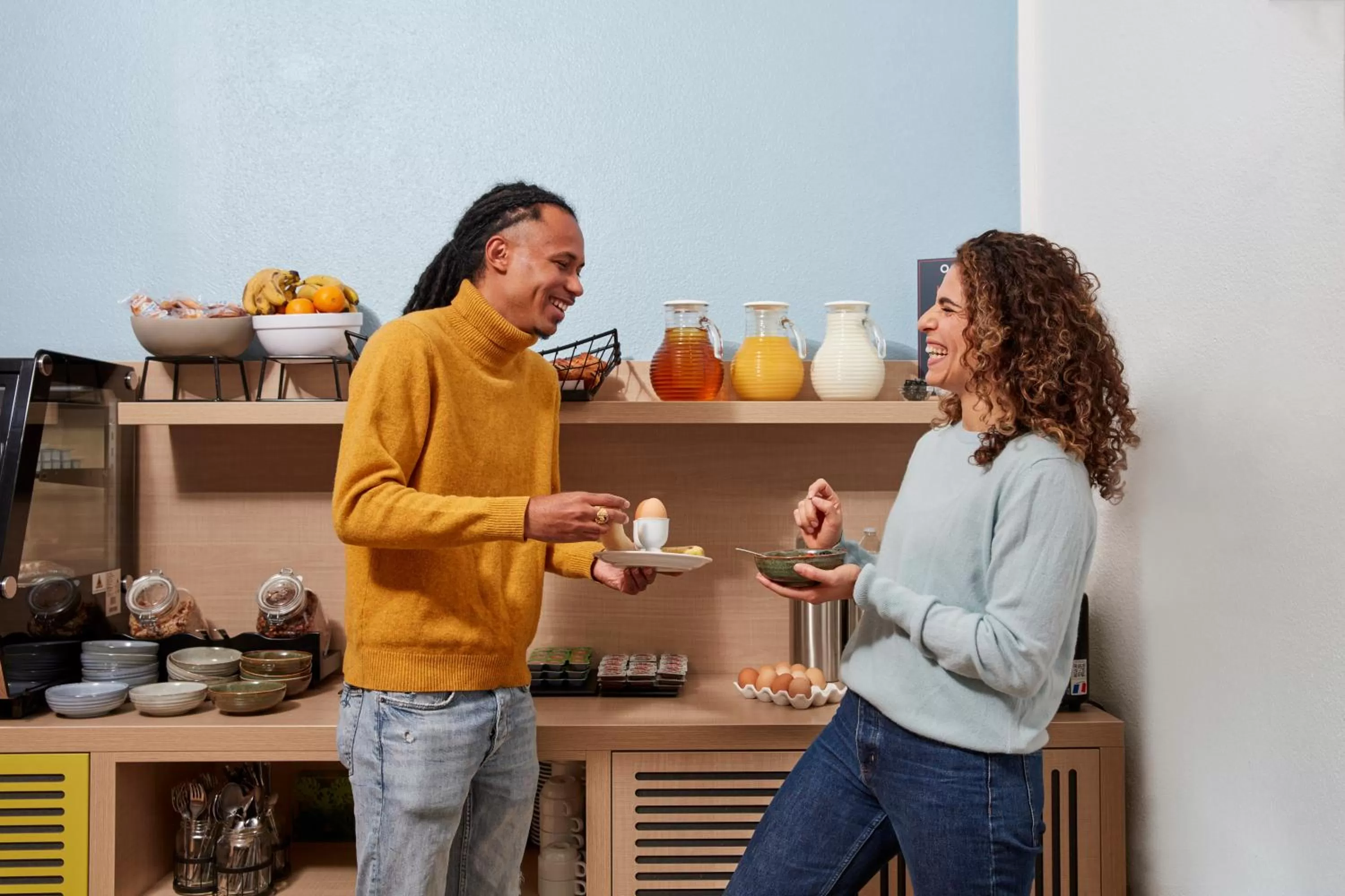 Breakfast in Aparthotel Adagio Access Paris Quai d'Ivry