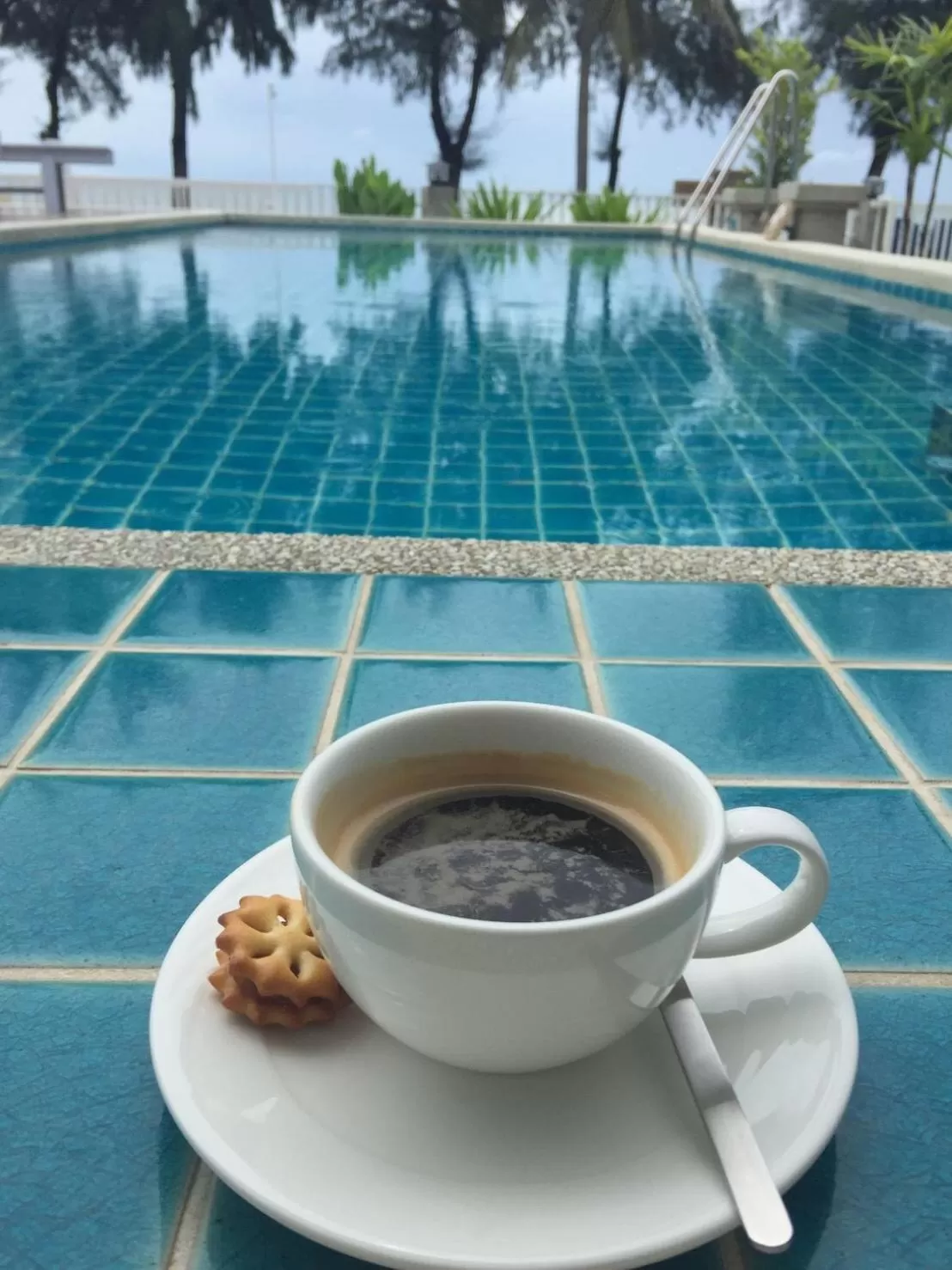 Swimming pool in BC Summer Beach