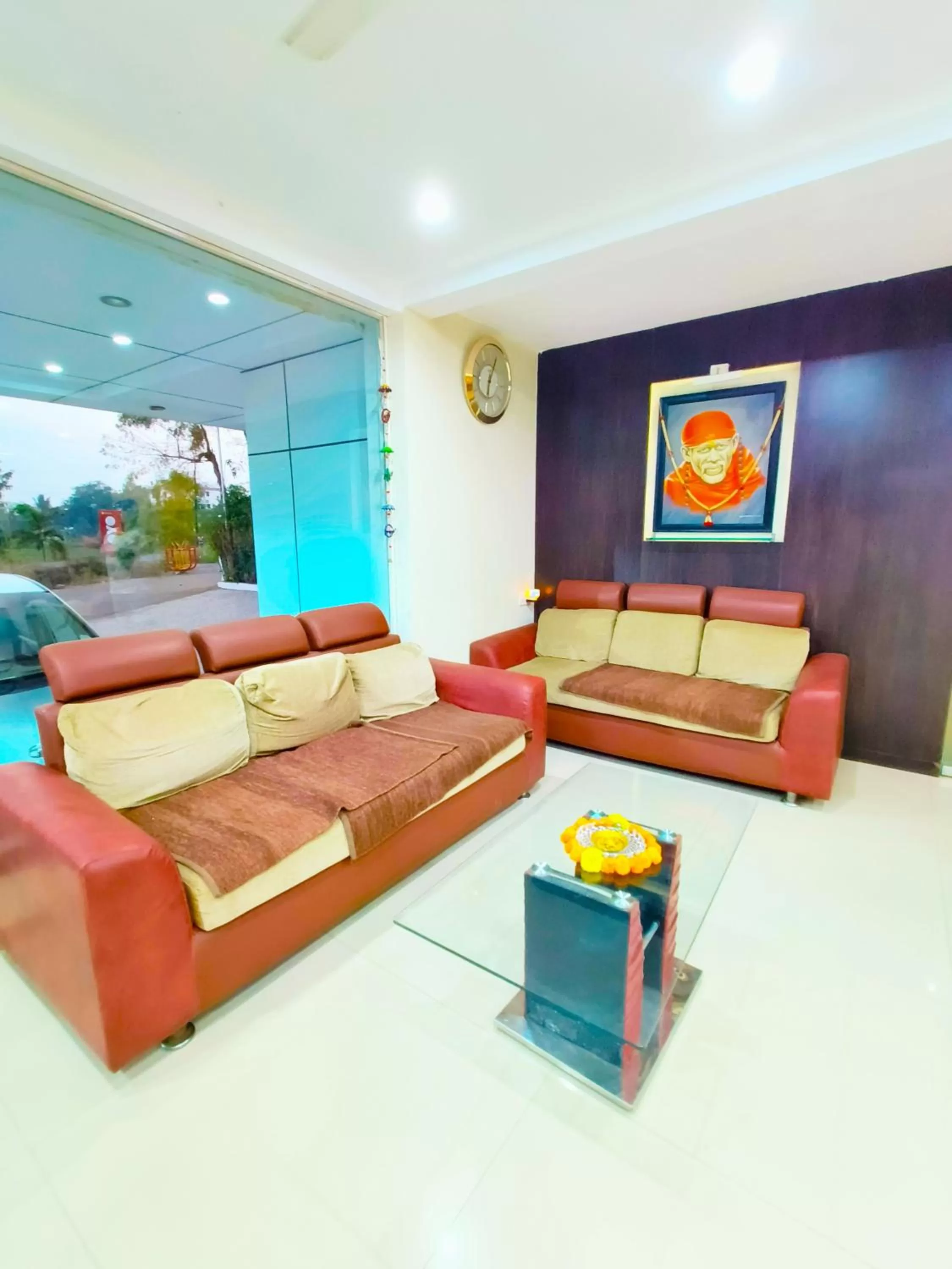 Lobby or reception in SAI SRUSHTI by NEEM SQUARE