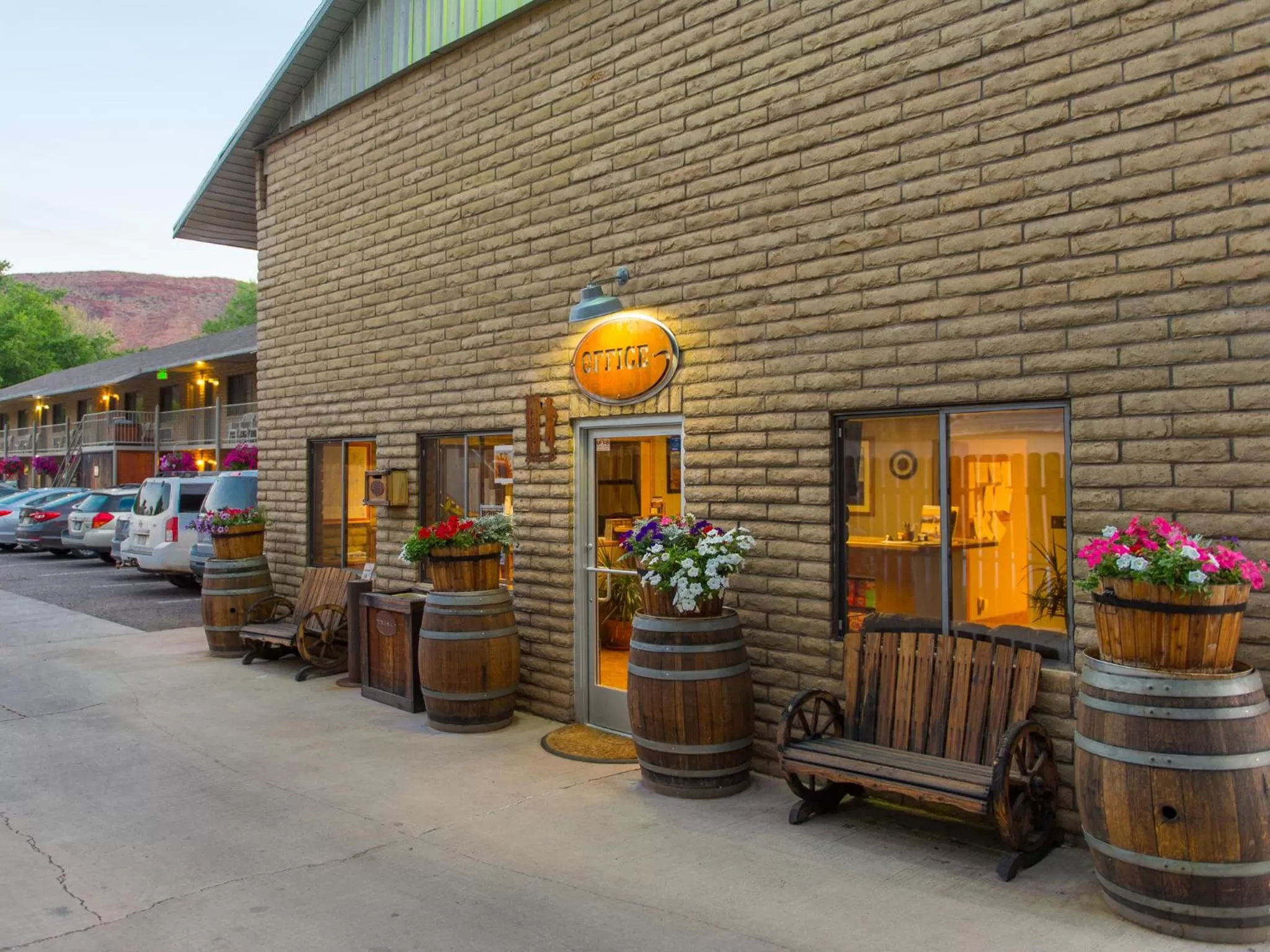 Garden in Rustic Inn