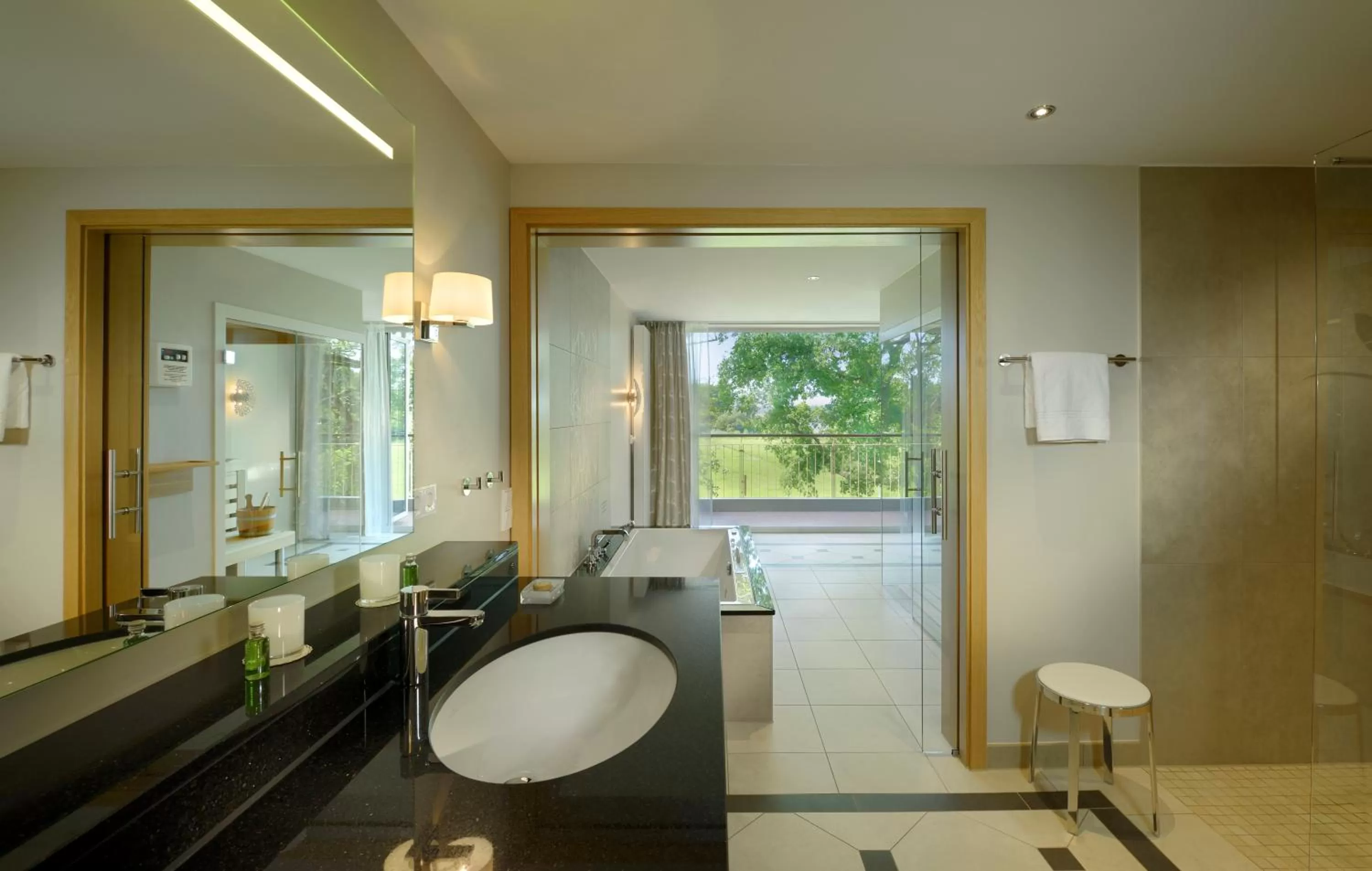 Bathroom in Romantik Hotel Jagdhaus Eiden am See