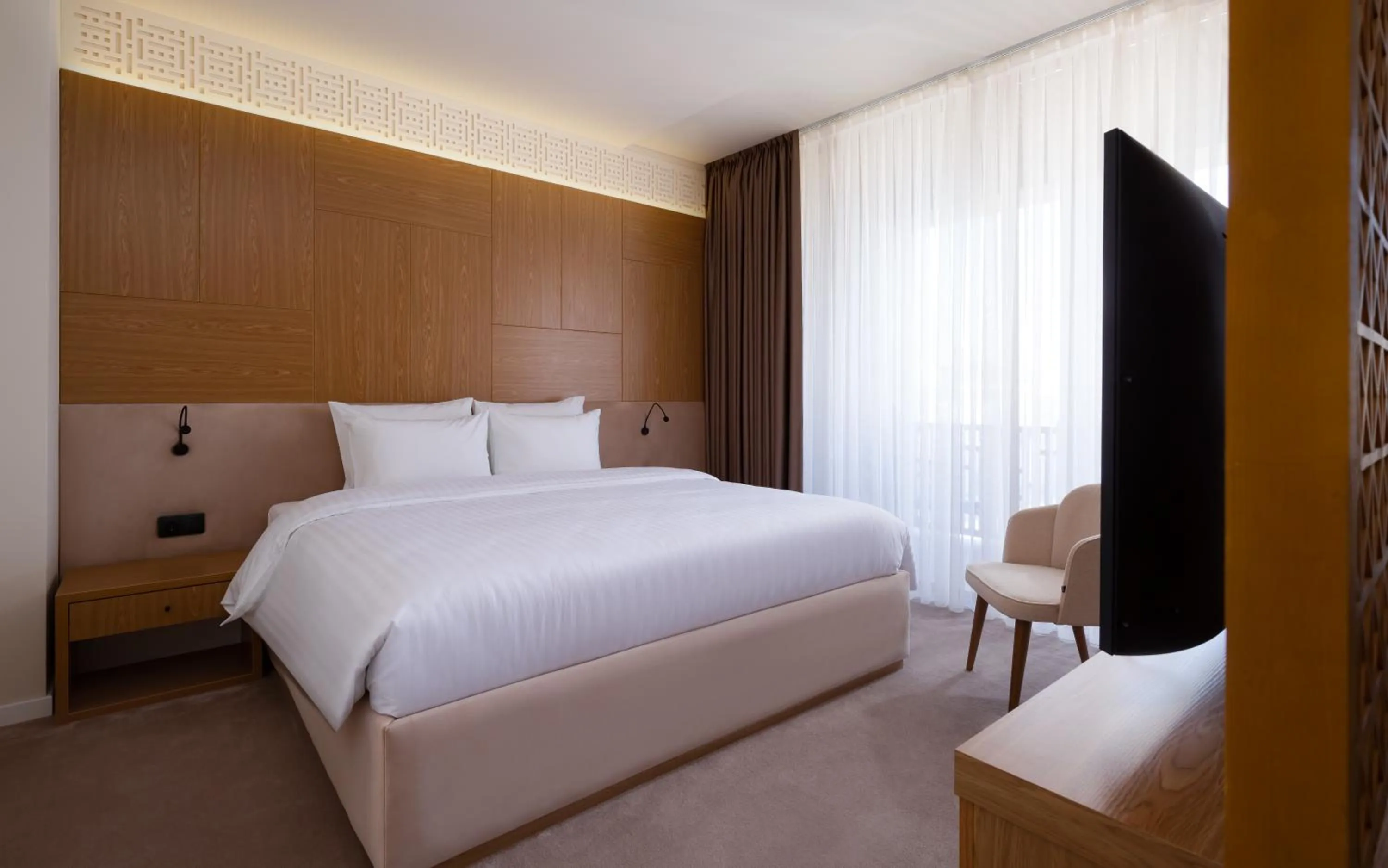 Bed in Mercure Bukhara Old Town