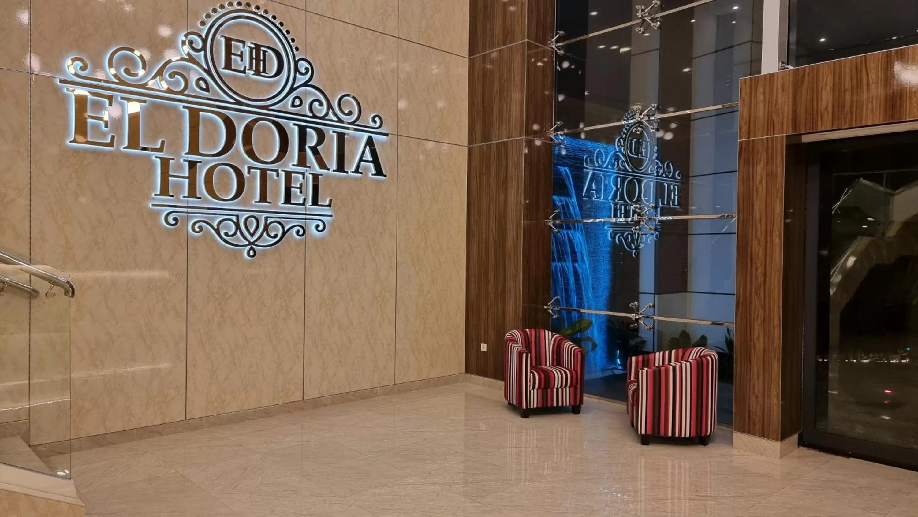 Lobby or reception in El Doria Hotel