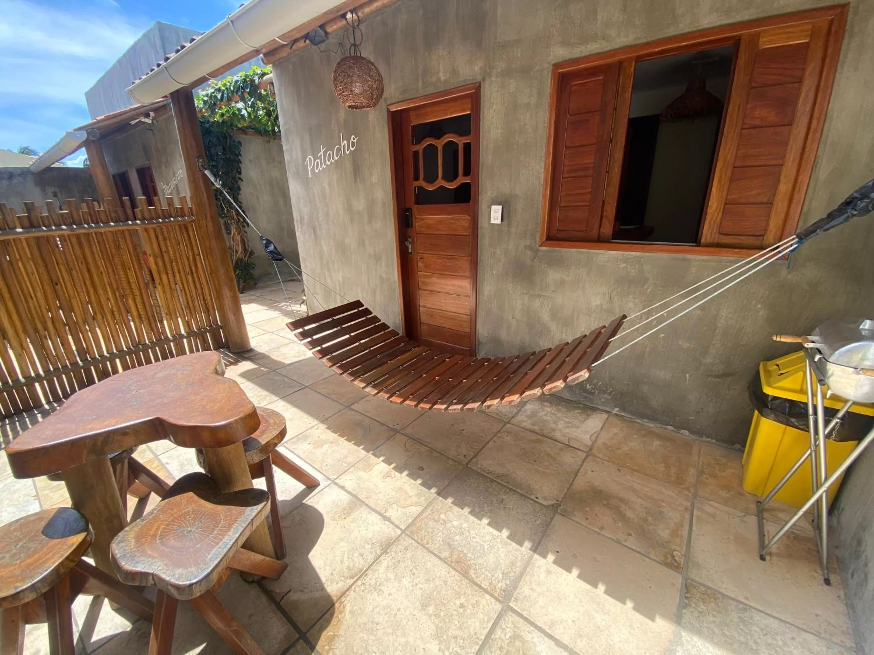 Patio in Chalé Palhano Beach