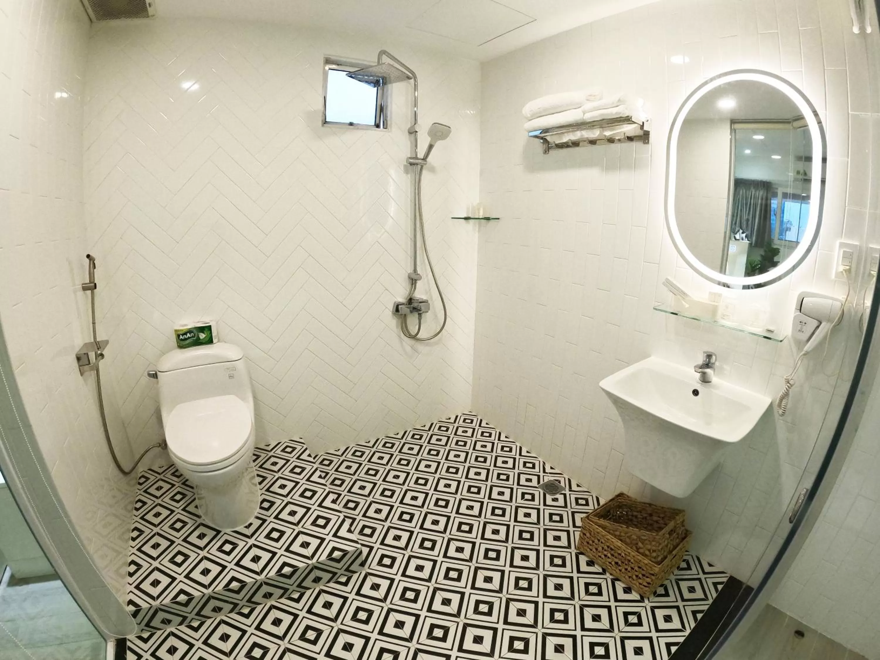 Bathroom in Dinh Phat Hotel