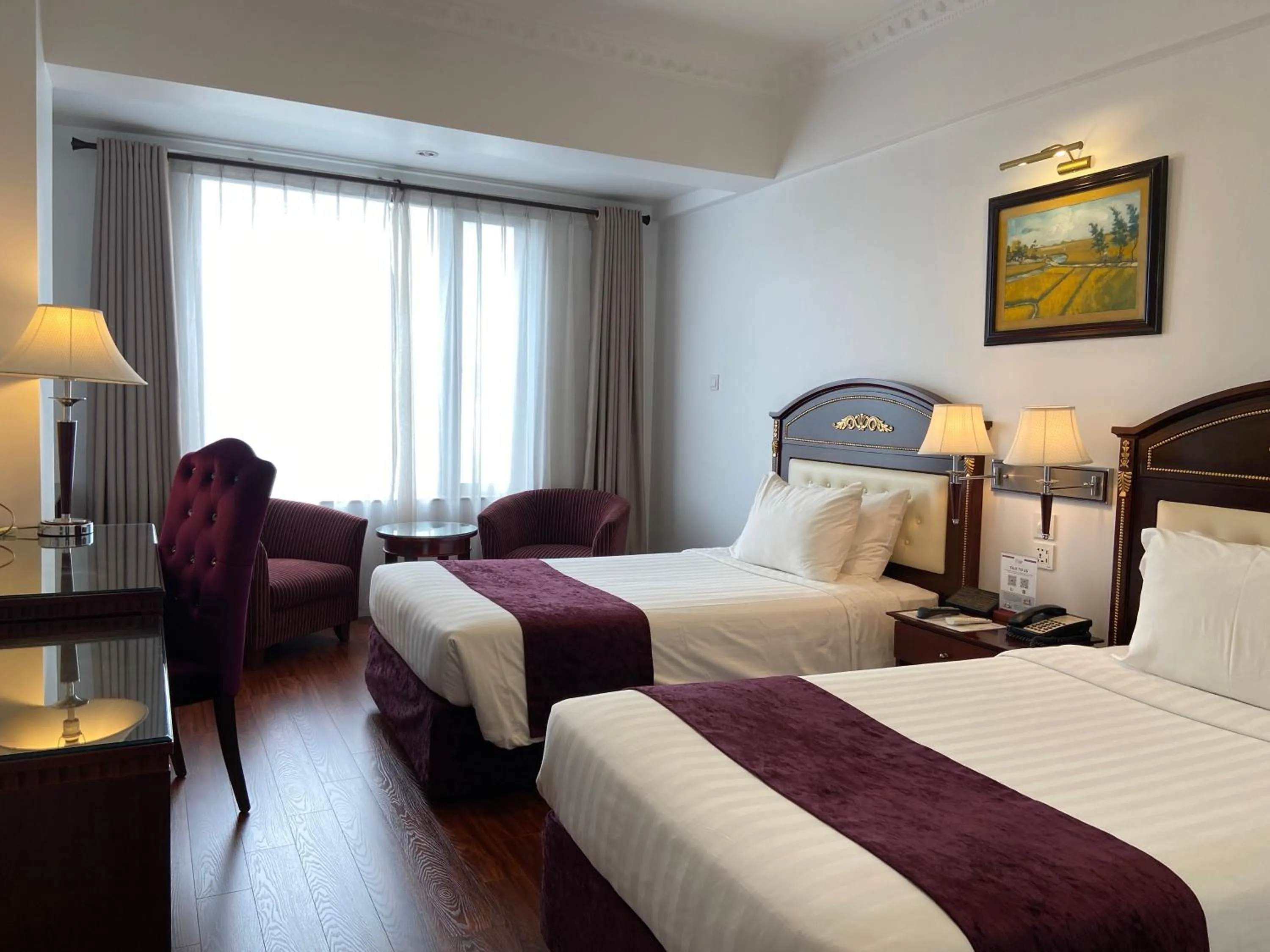 Bed in Flower Garden Hotel