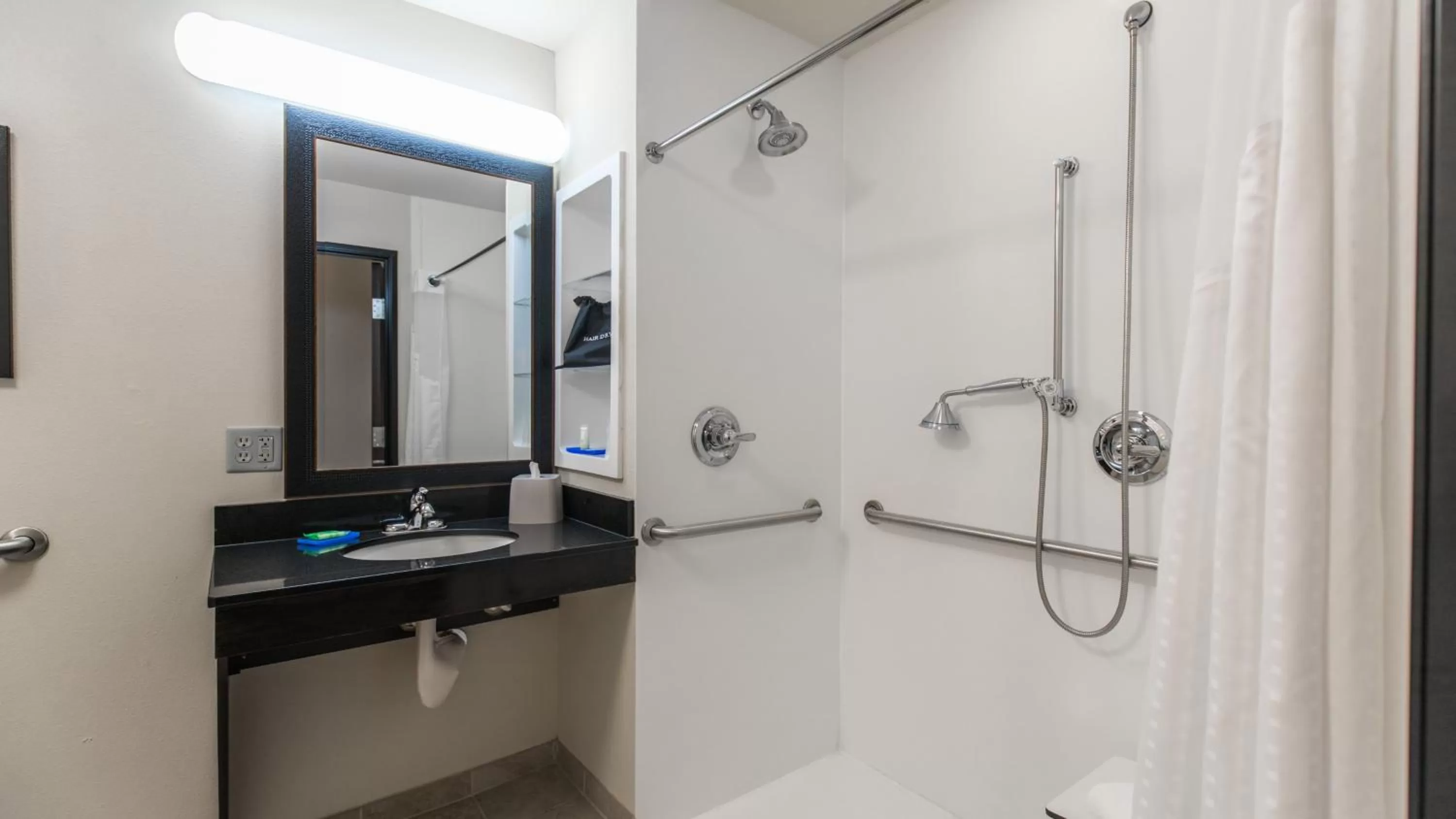 Two Queen Bed Mobility Access Tran Shower - Non-Smoking in Holiday Inn Express Hotel & Suites Oklahoma City Northwest, an IHG Hotel