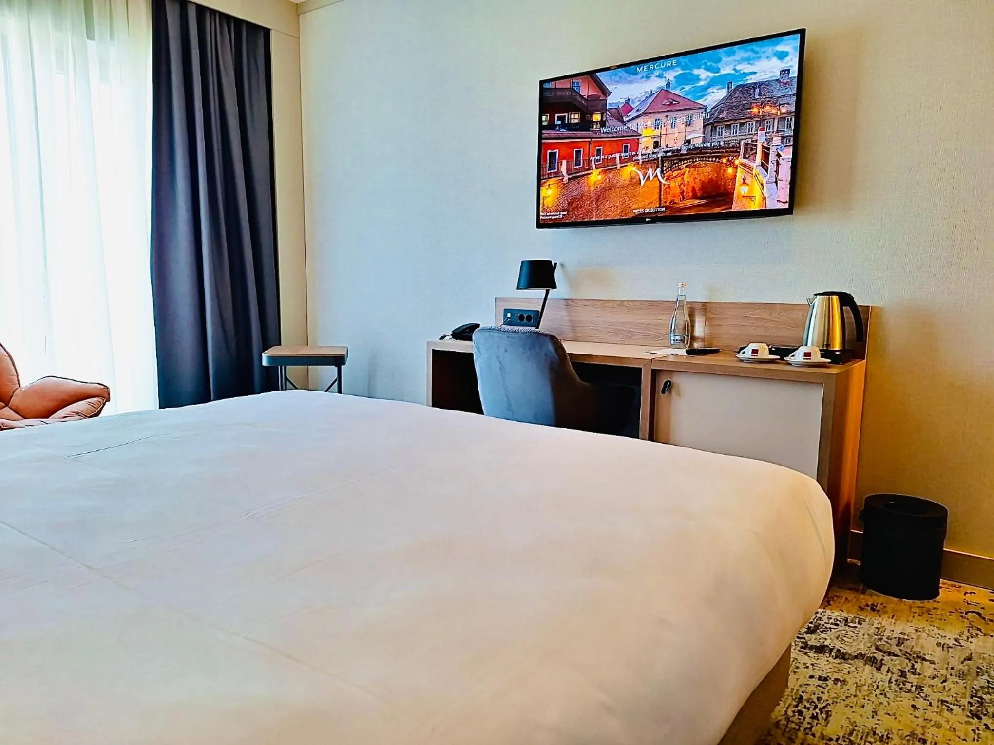 Bed in Mercure Sibiu Arsenal