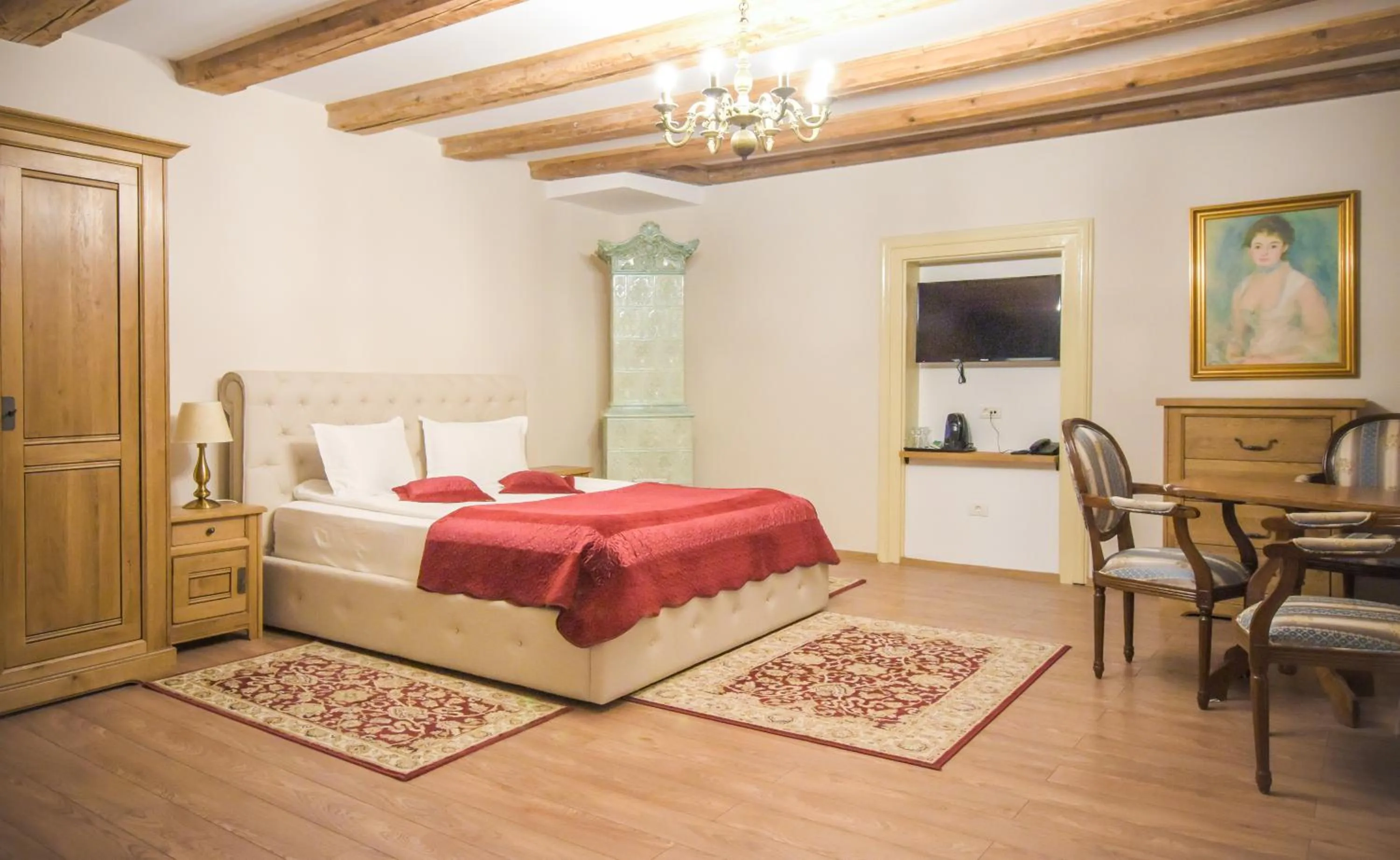 Bedroom, Bed in Safrano Palace