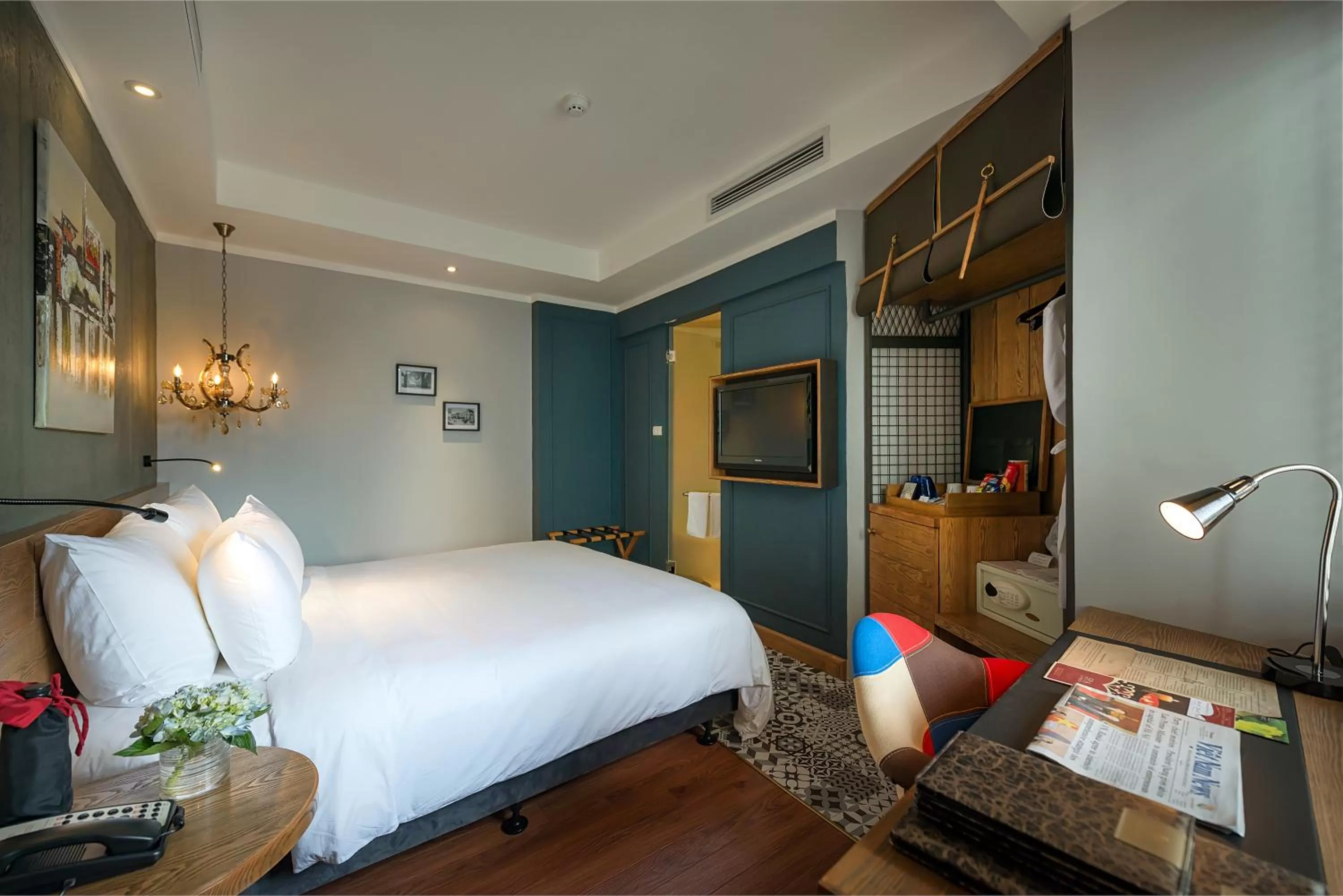 Bedroom, Bed in Bespoke Trendy Hotel Hanoi