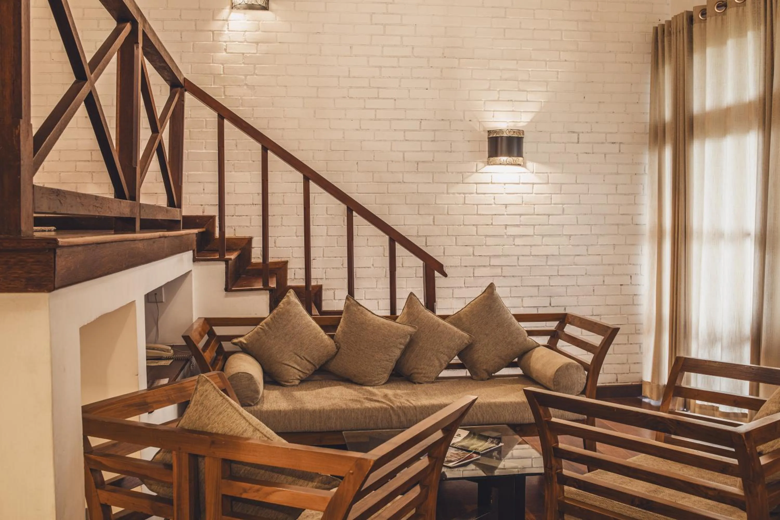 Living room in Tree of Life Nature Resort