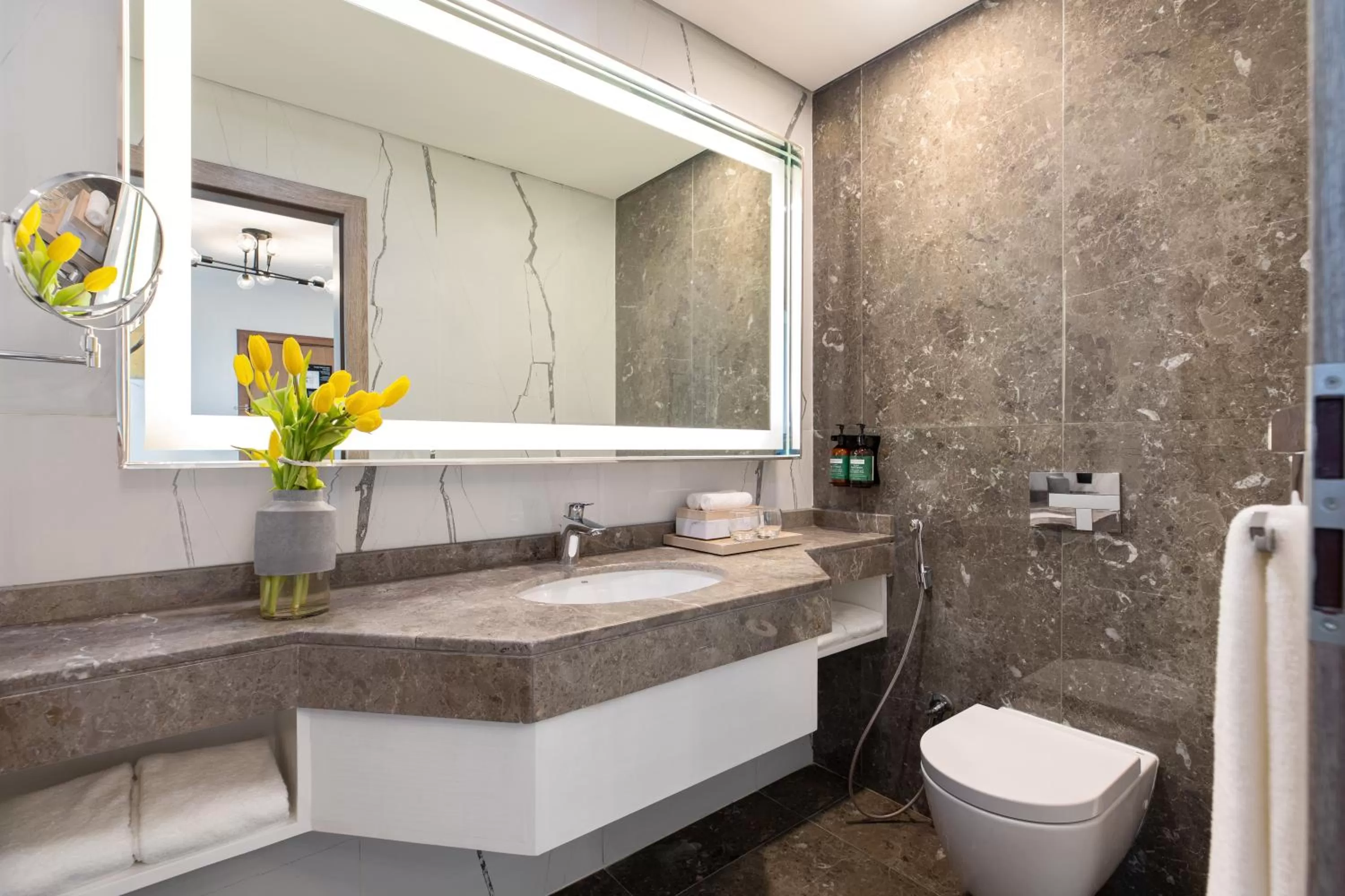 Bathroom in voco Dubai The Palm by IHG