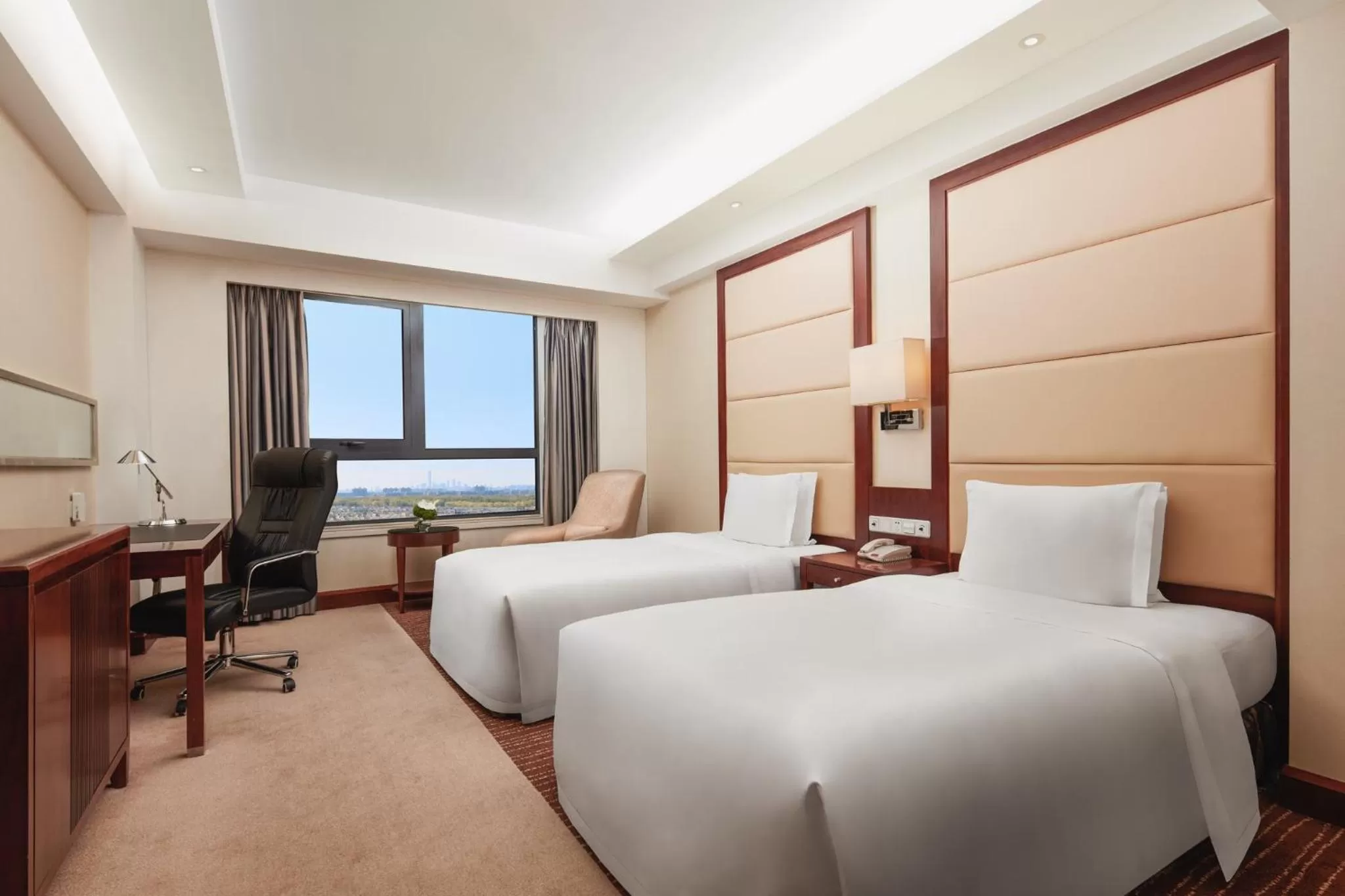 Photo of the whole room, Bed in Crowne Plaza Beijing International Airport by IHG